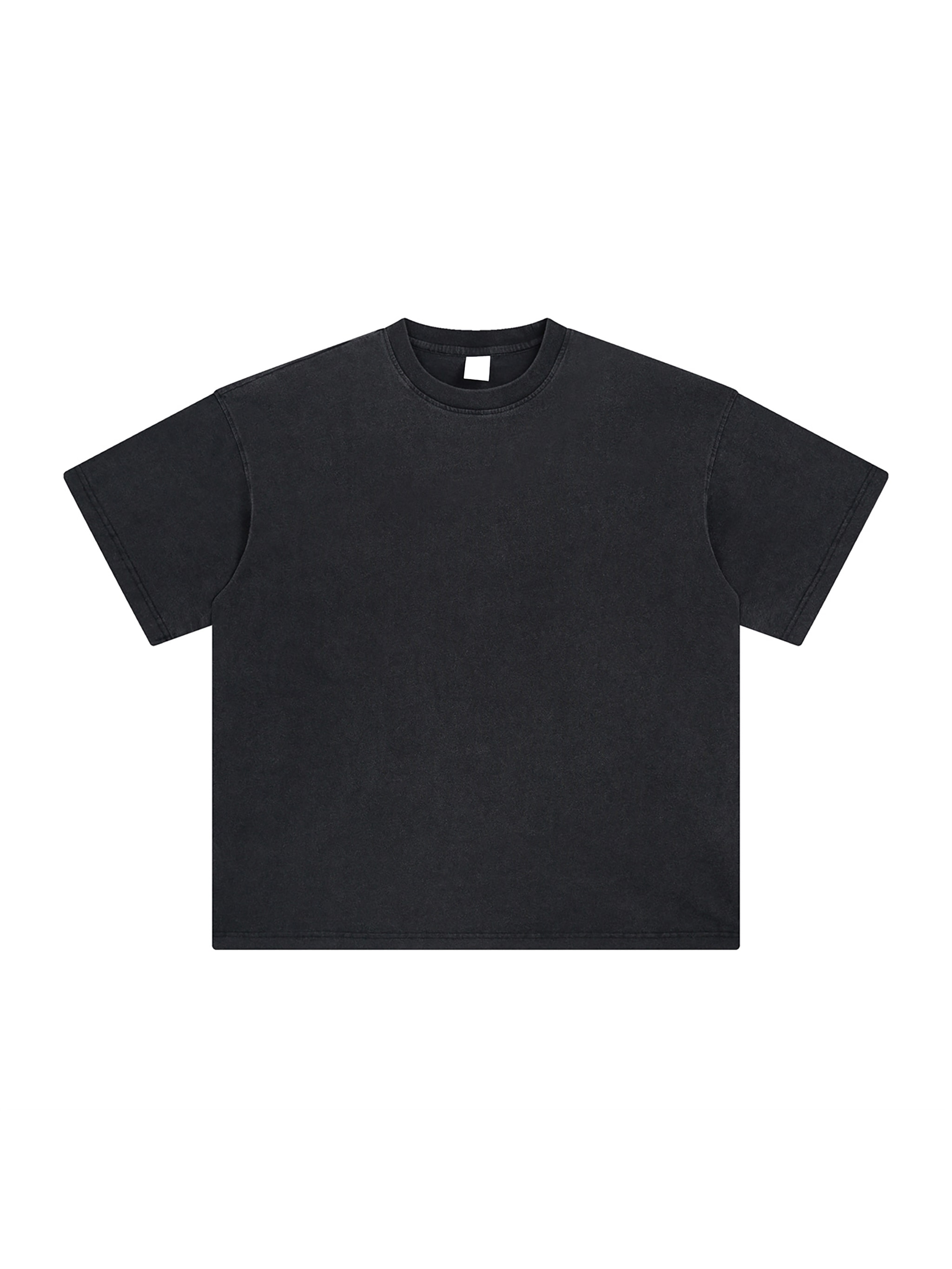 Enzyme Washed T-Shirt — Retro Black