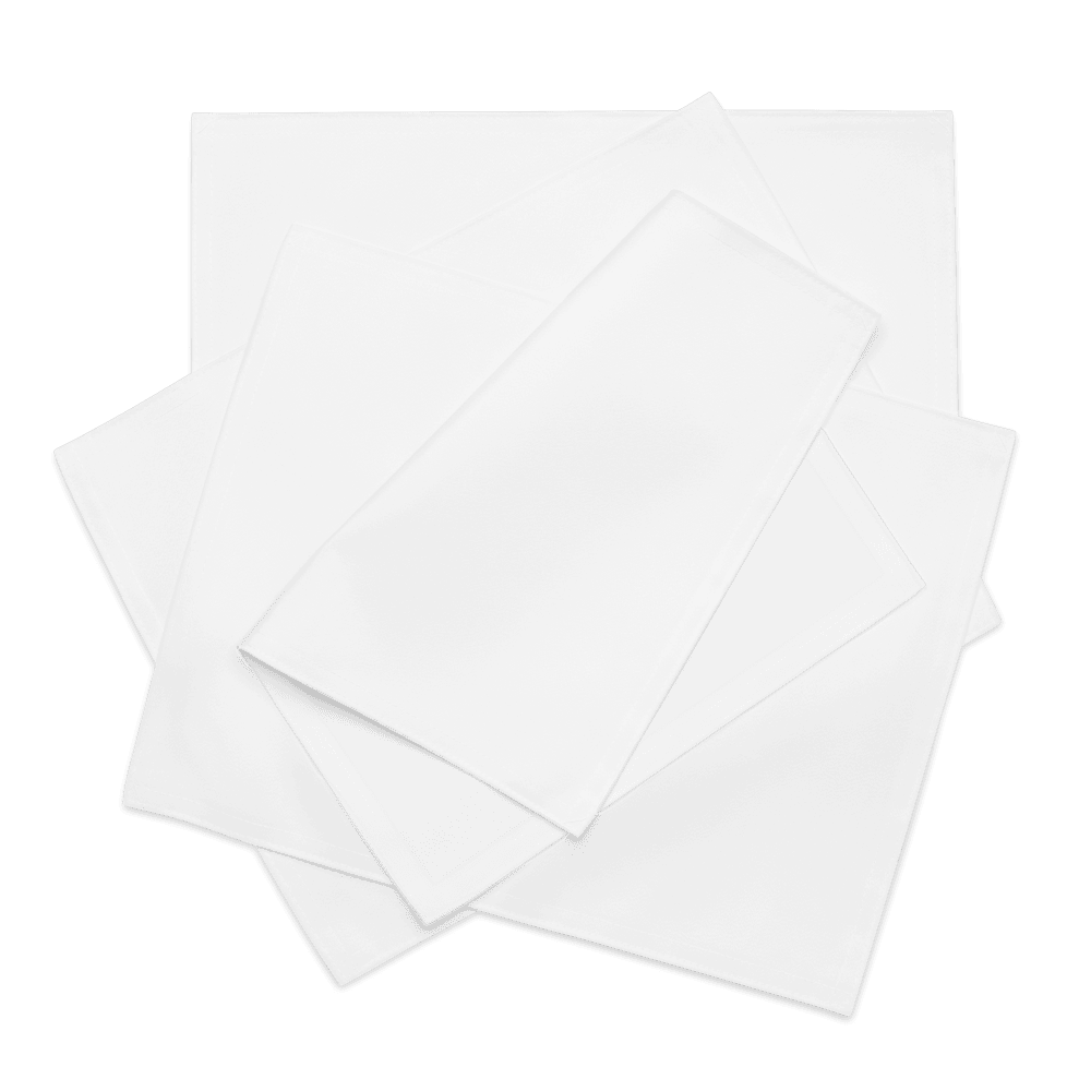 Custom Fabric Placemat Set — White