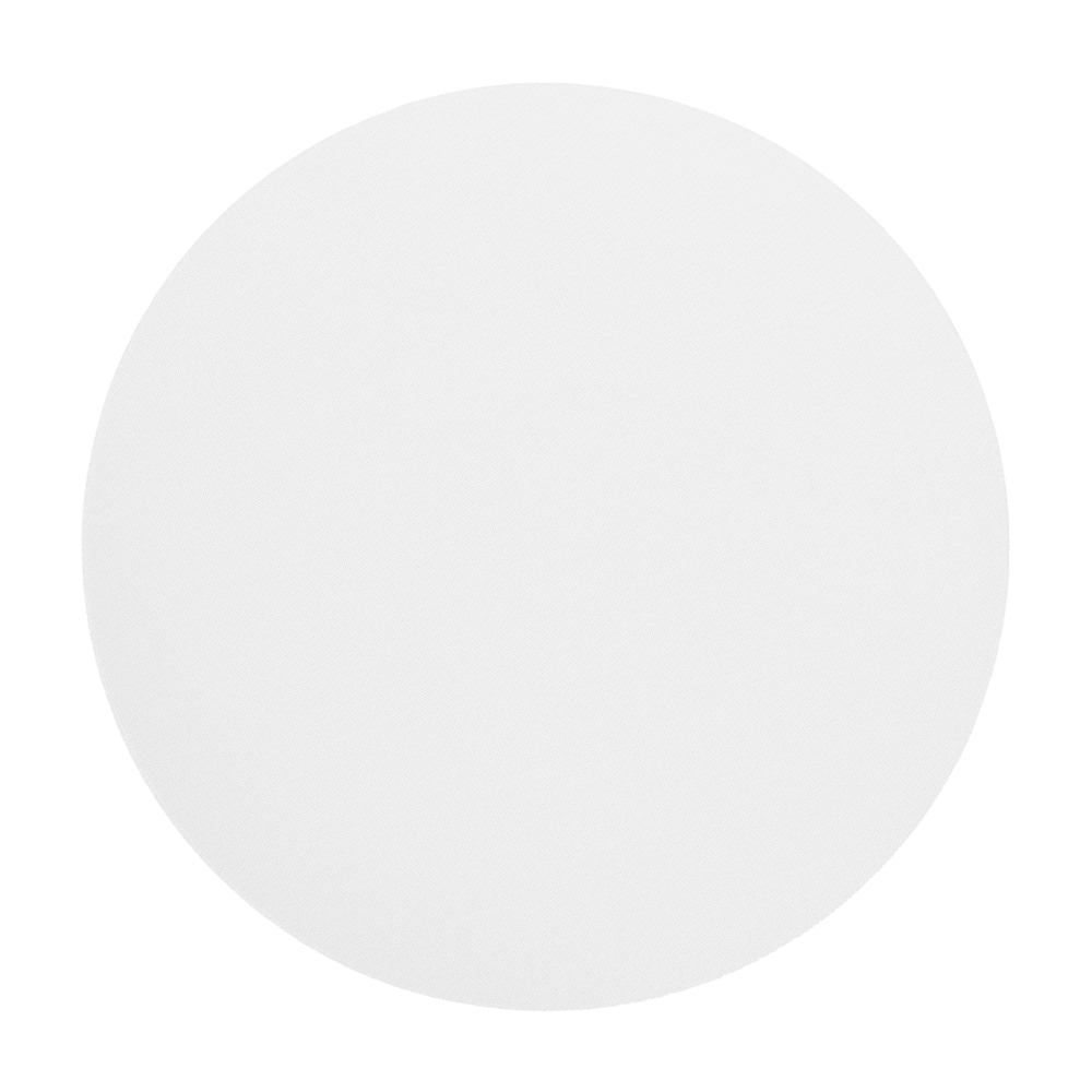 Custom Round Mouse Pad — White