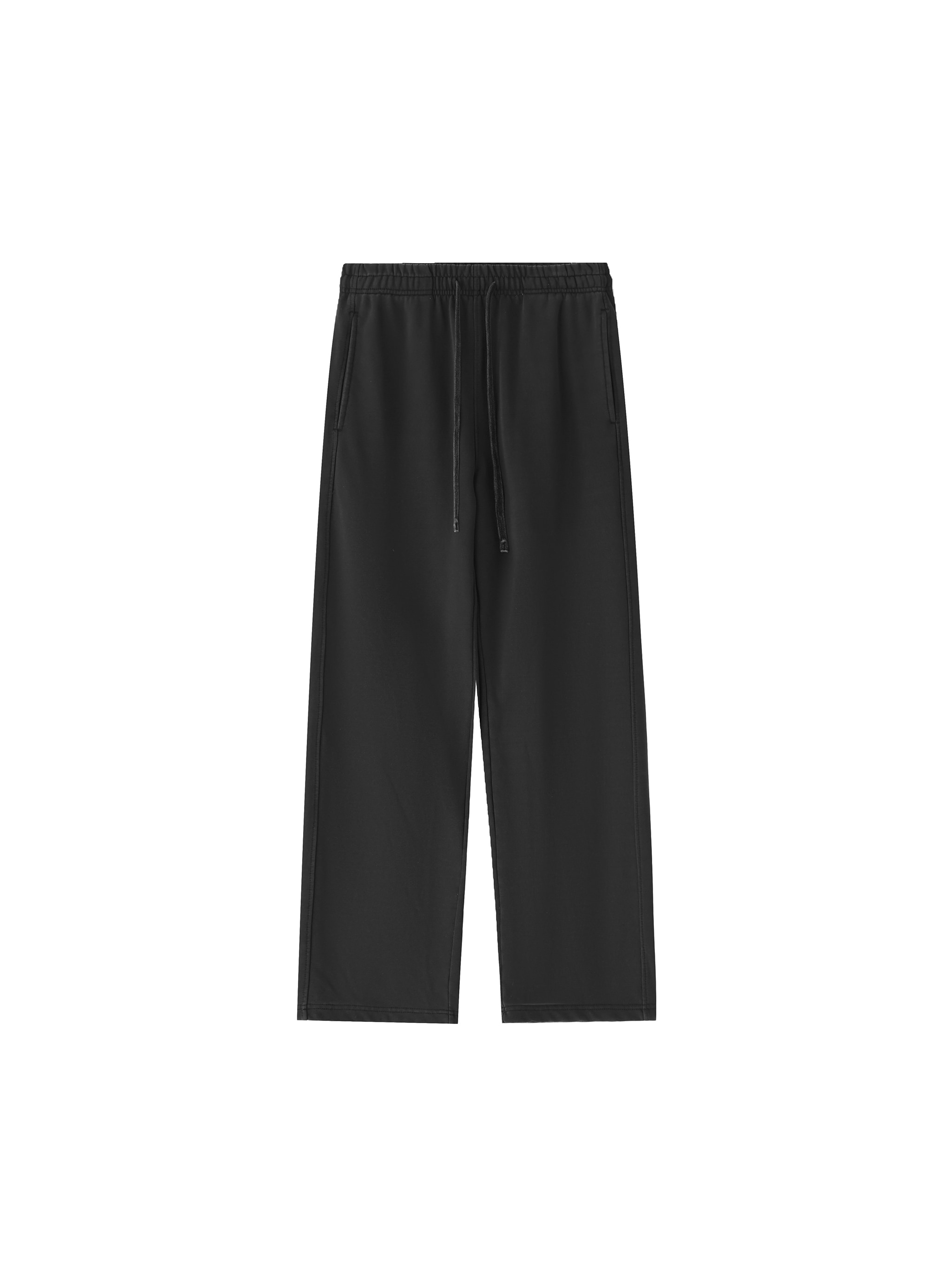 Vintage Washed Sweatpants — Black
