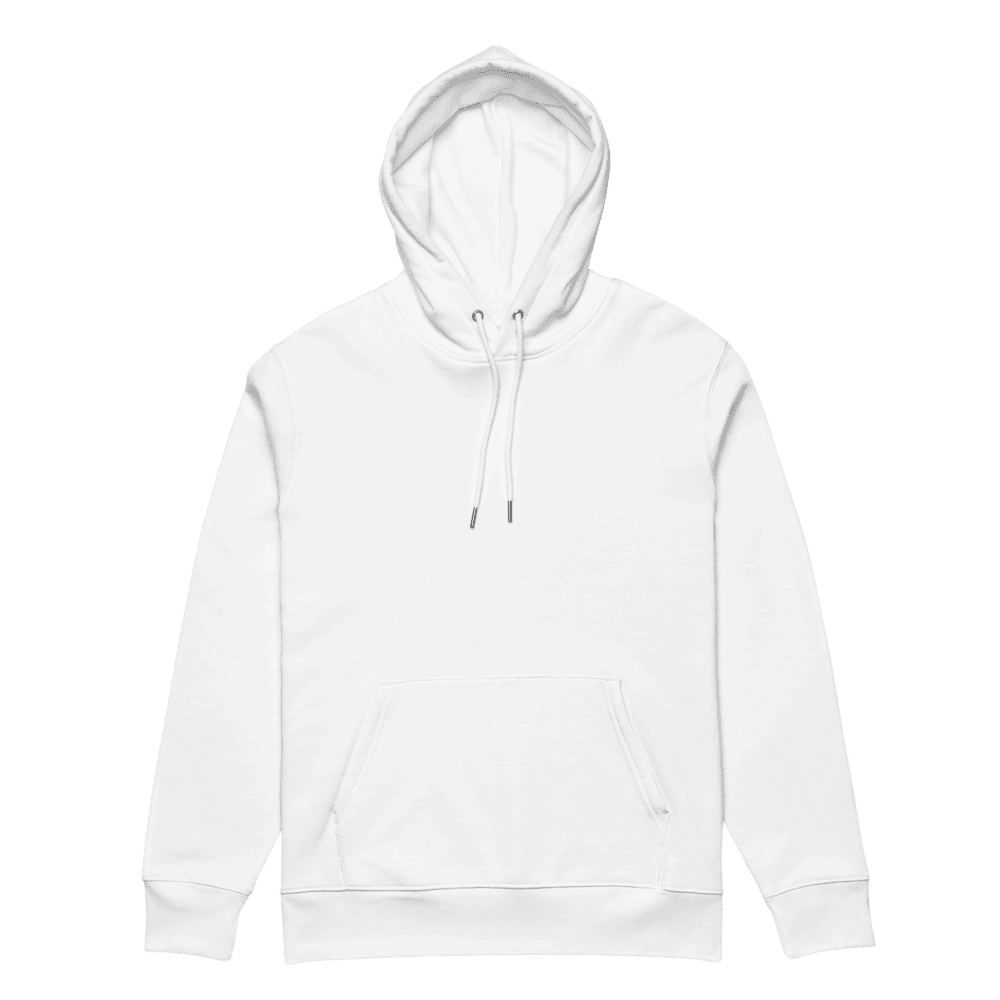 Unisex Heavyweight Organic Pullover Hoodie — Black
