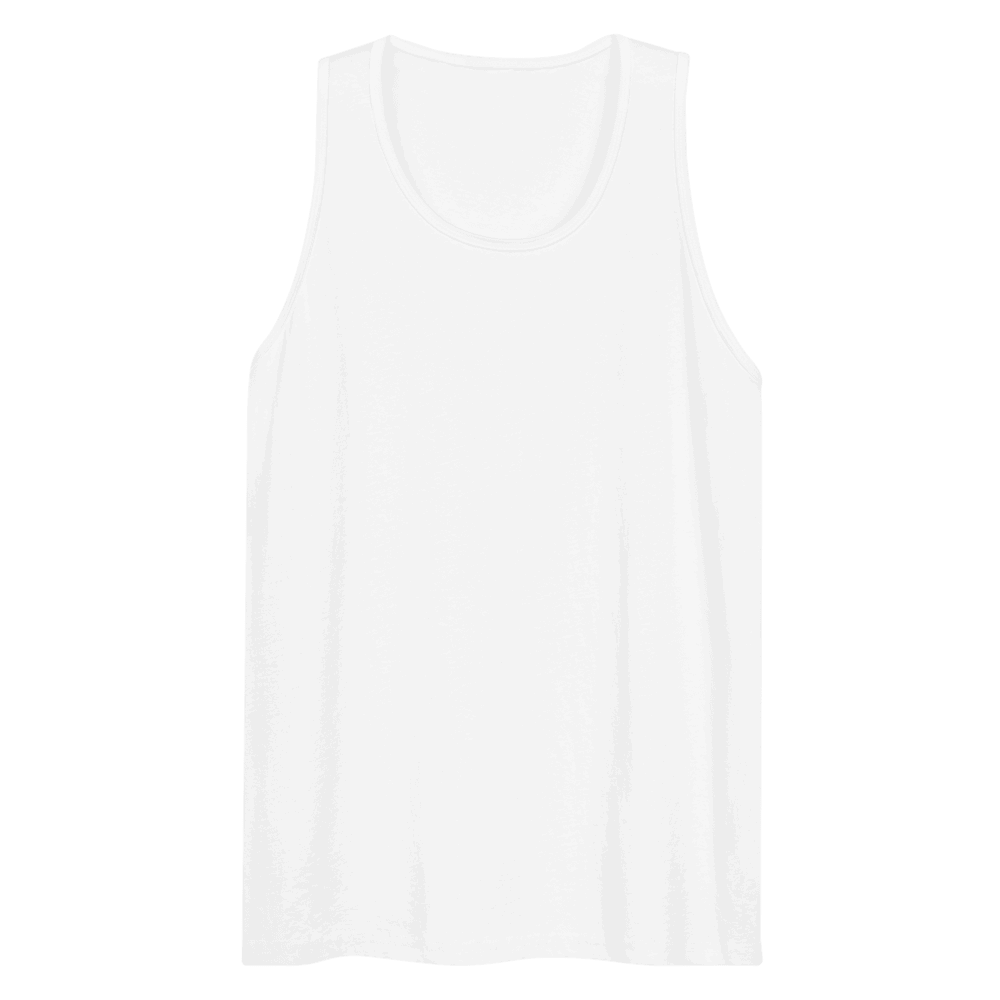 Premium Custom Tank Top — Charcoal Heather