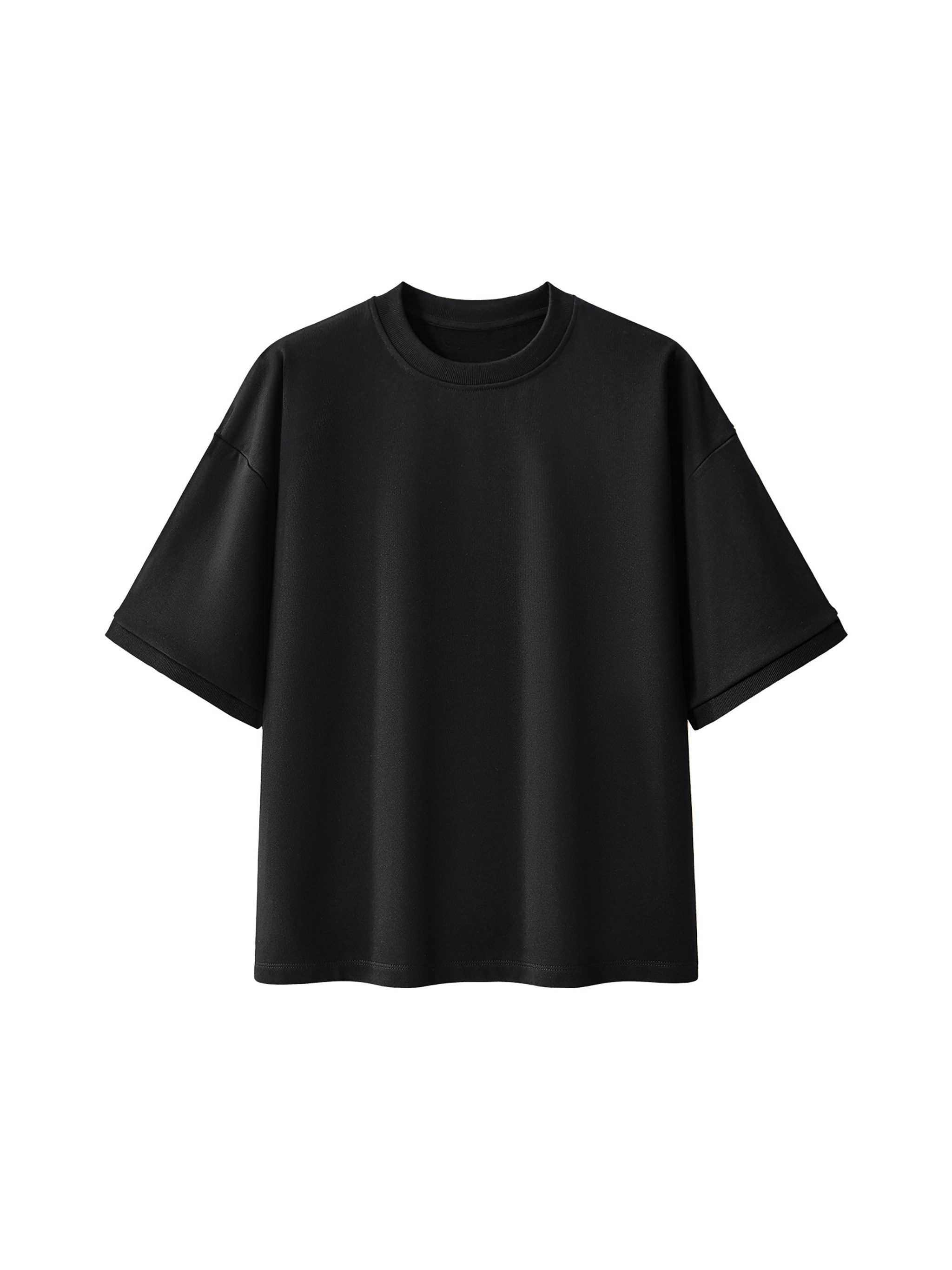 Unisex Heavyweight Boxy T-Shirt — Black