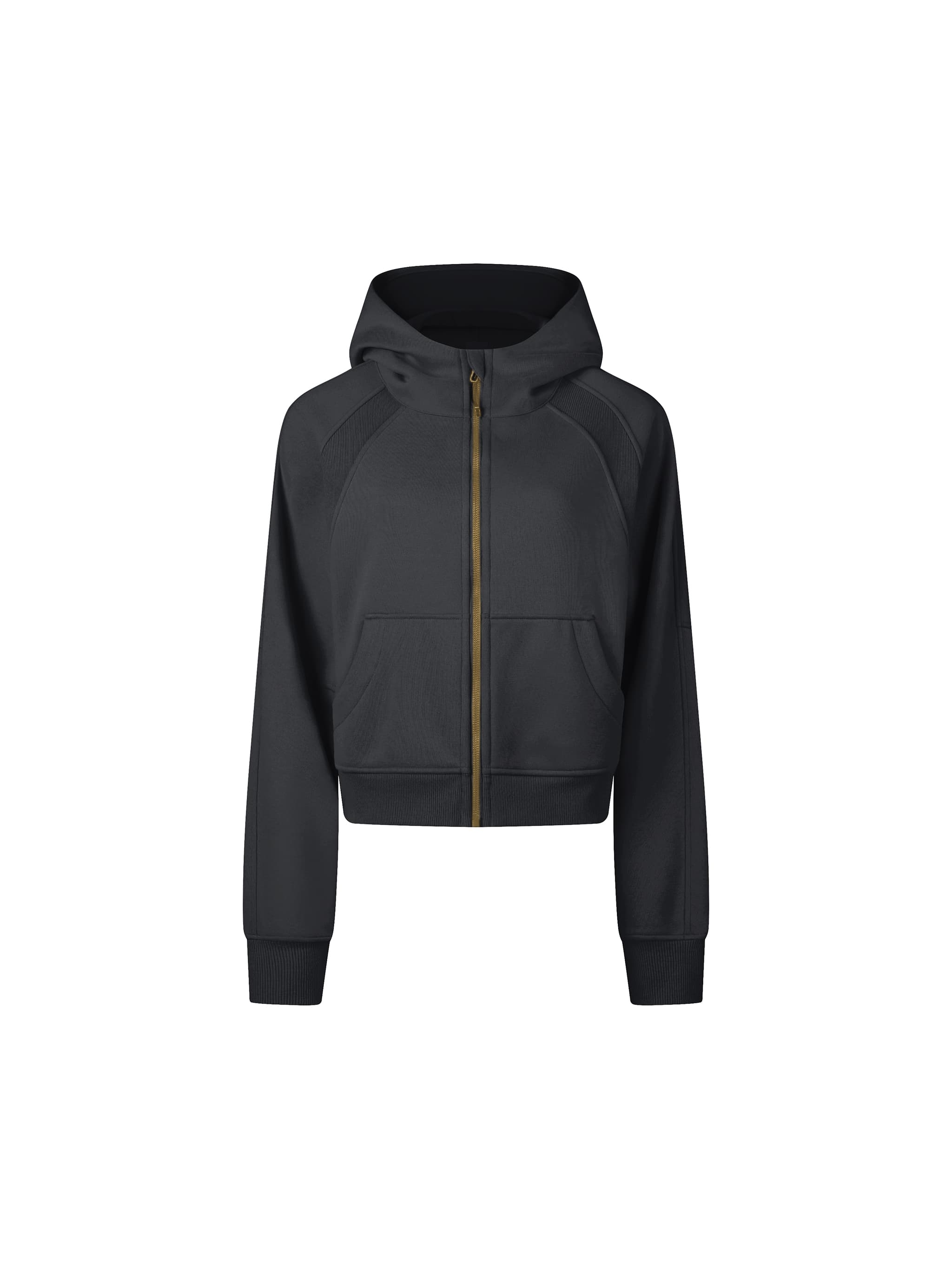 Custom Cropped Zip-Up Hoodie — Hoodies