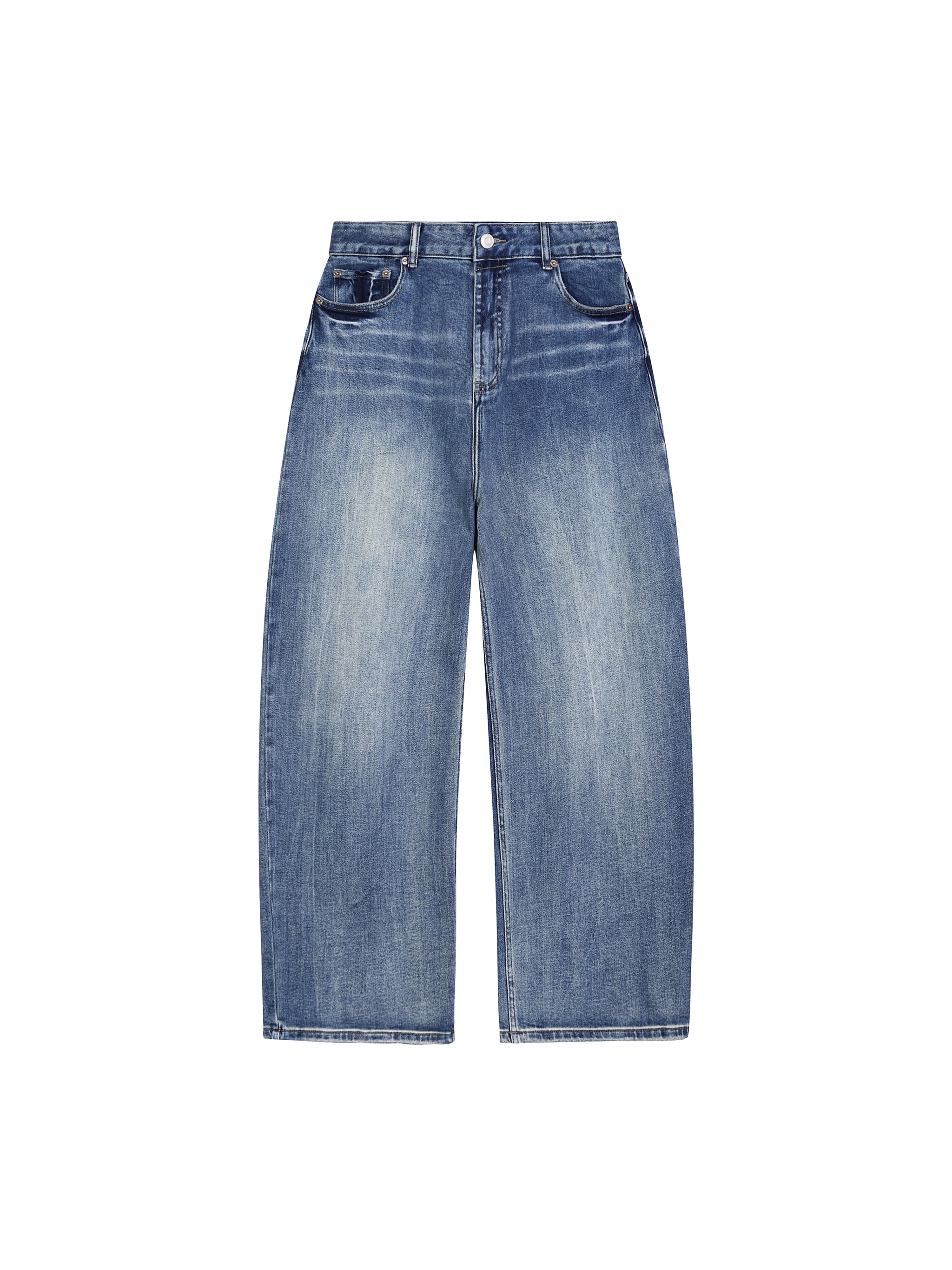 Sun Fade Denim Jeans — Blue