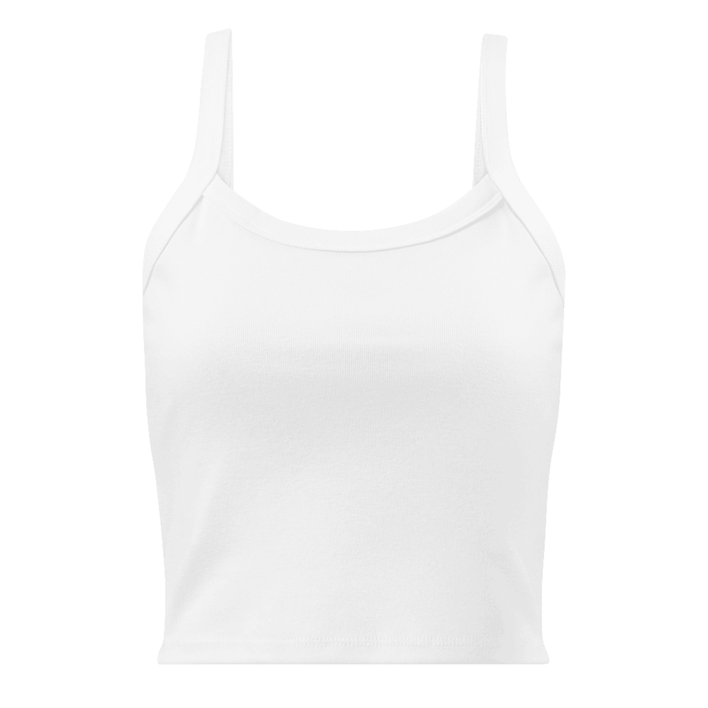 Women's Micro-Rib Tank Top — Solid Baby Blue Blend