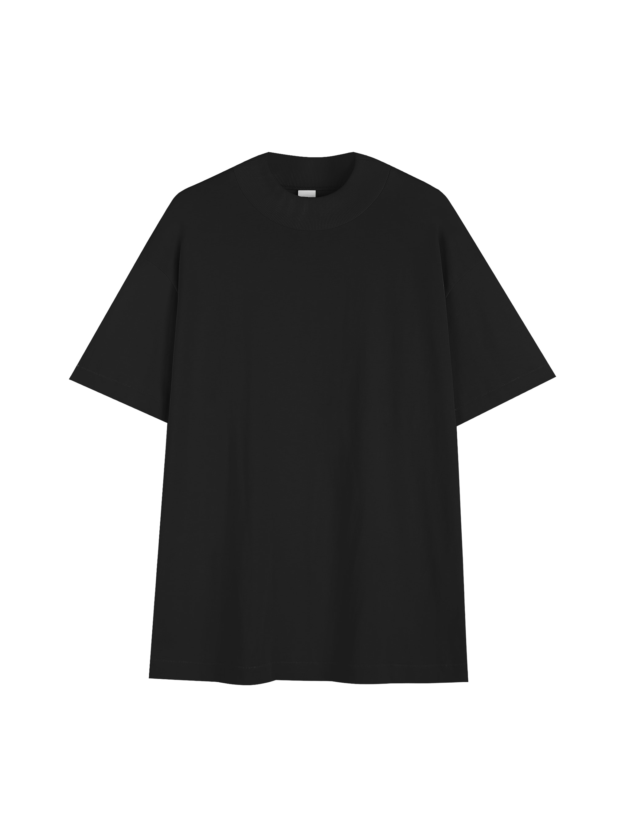 Heavyweight Cotton T-Shirt — Black