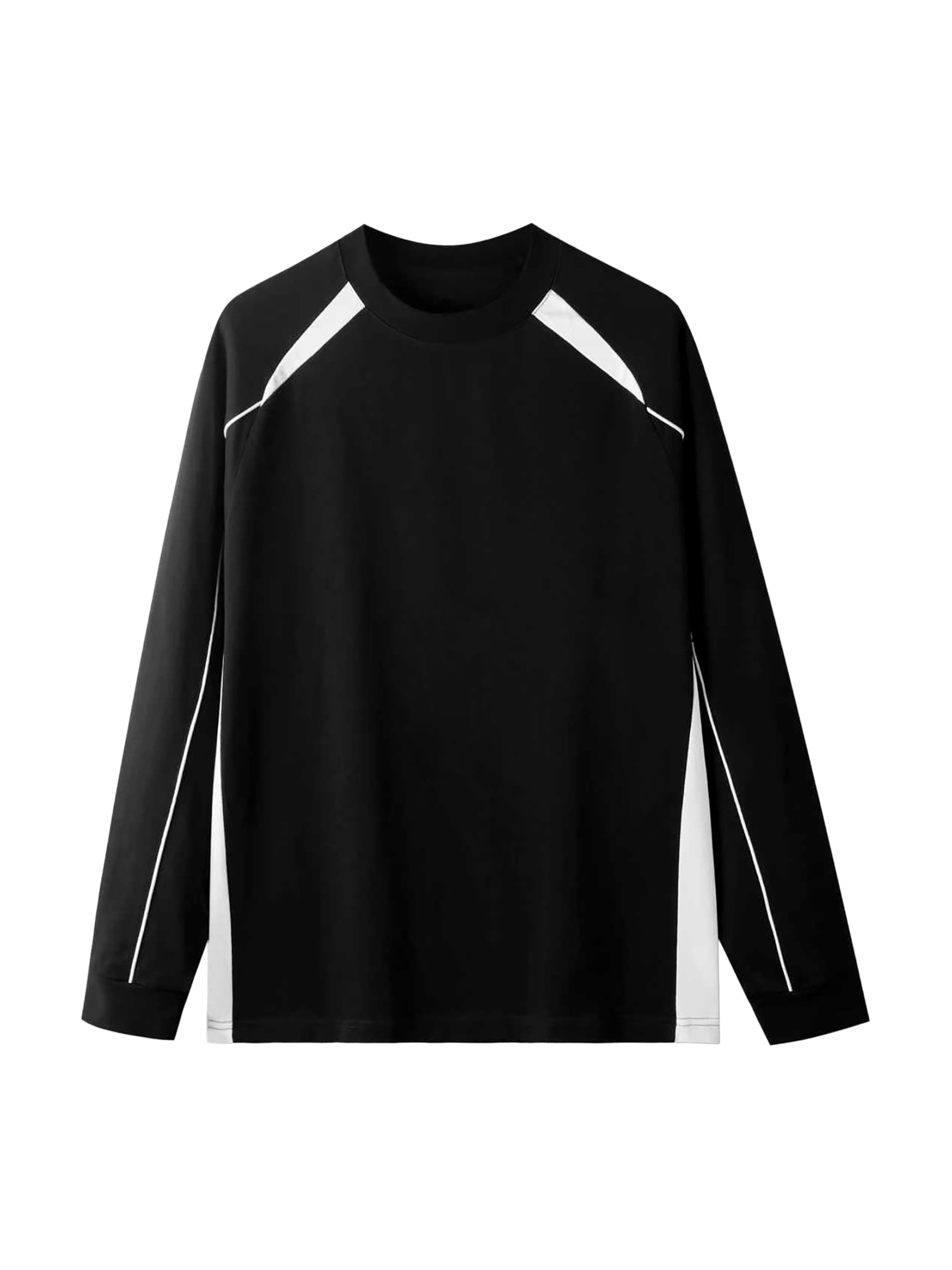 Custom Contrast Panel Raglan Sweatshirt — Sweatshirts