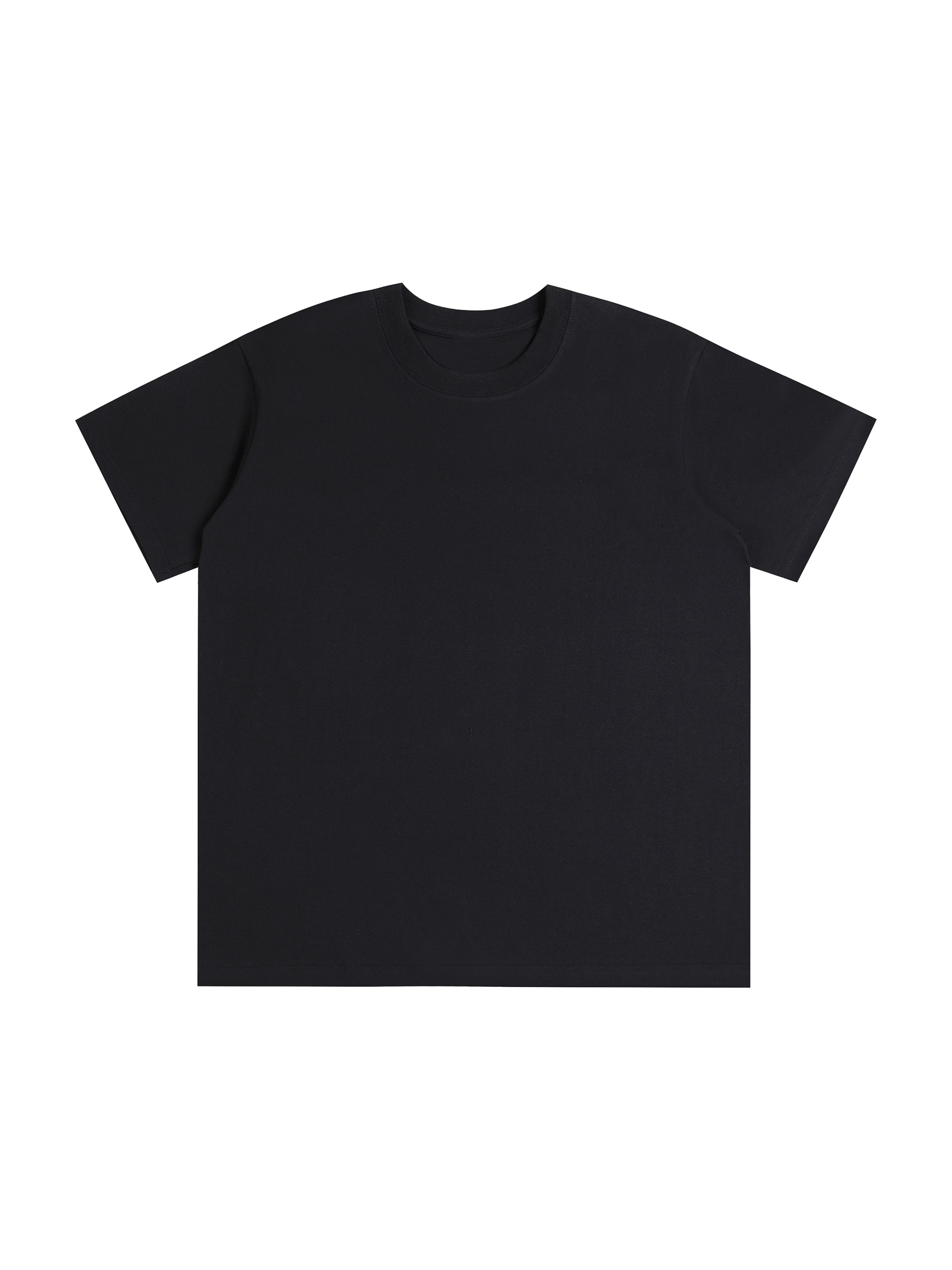 Relaxed Fit Seamless T-Shirt — Classic Black