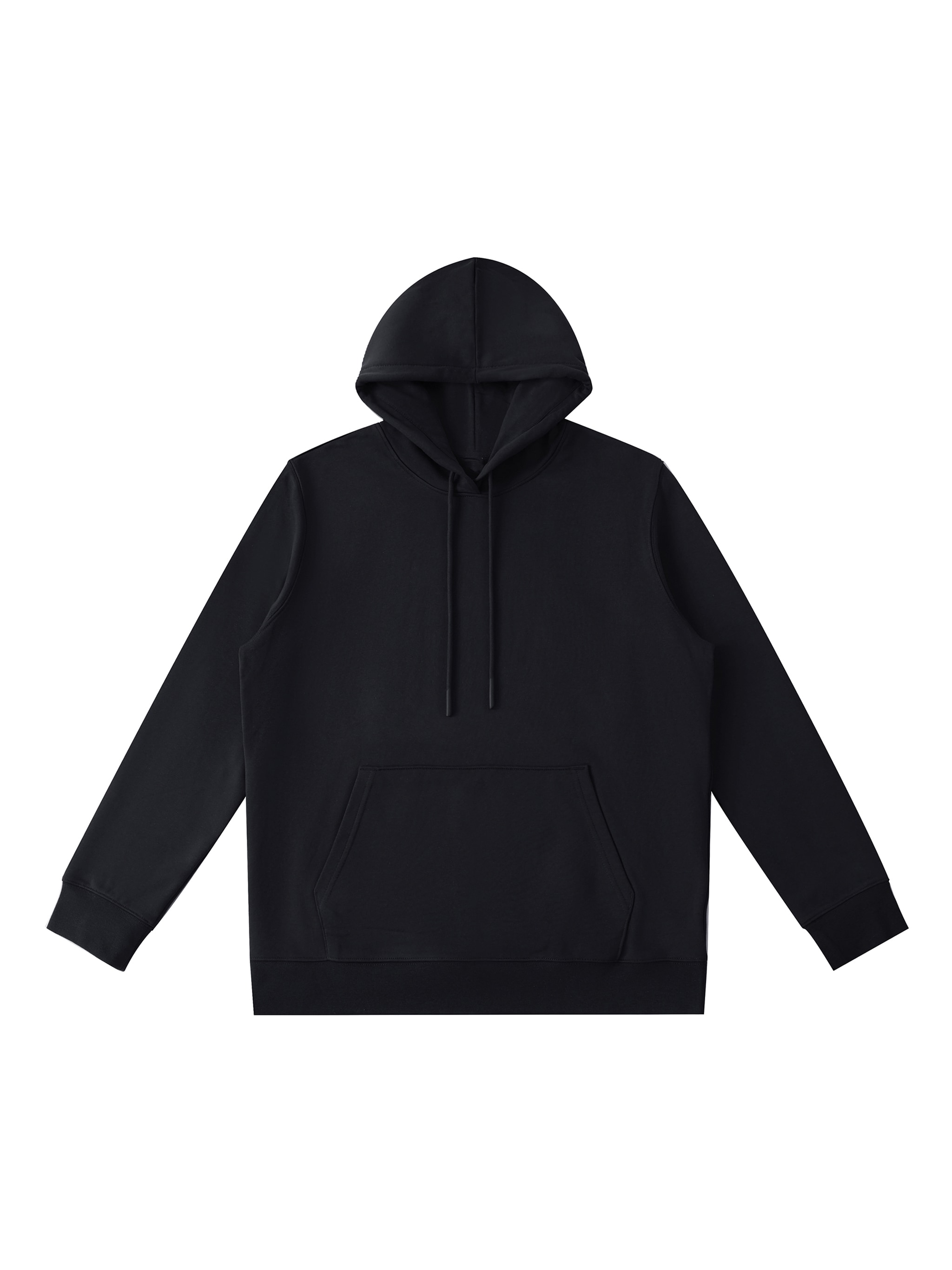 Oversized Heavyweight Hoodie — Black