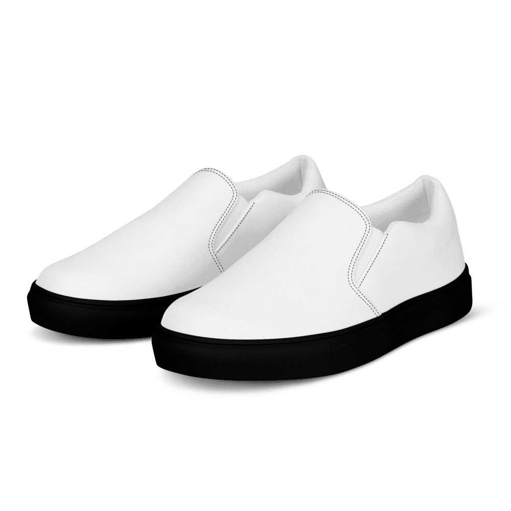 Women's Slip-On Canvas Shoes — Black