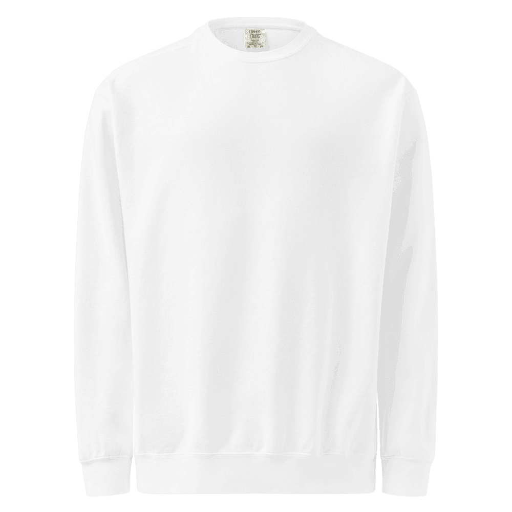 Garment-Dyed Crewneck Sweatshirt — Blue Jean