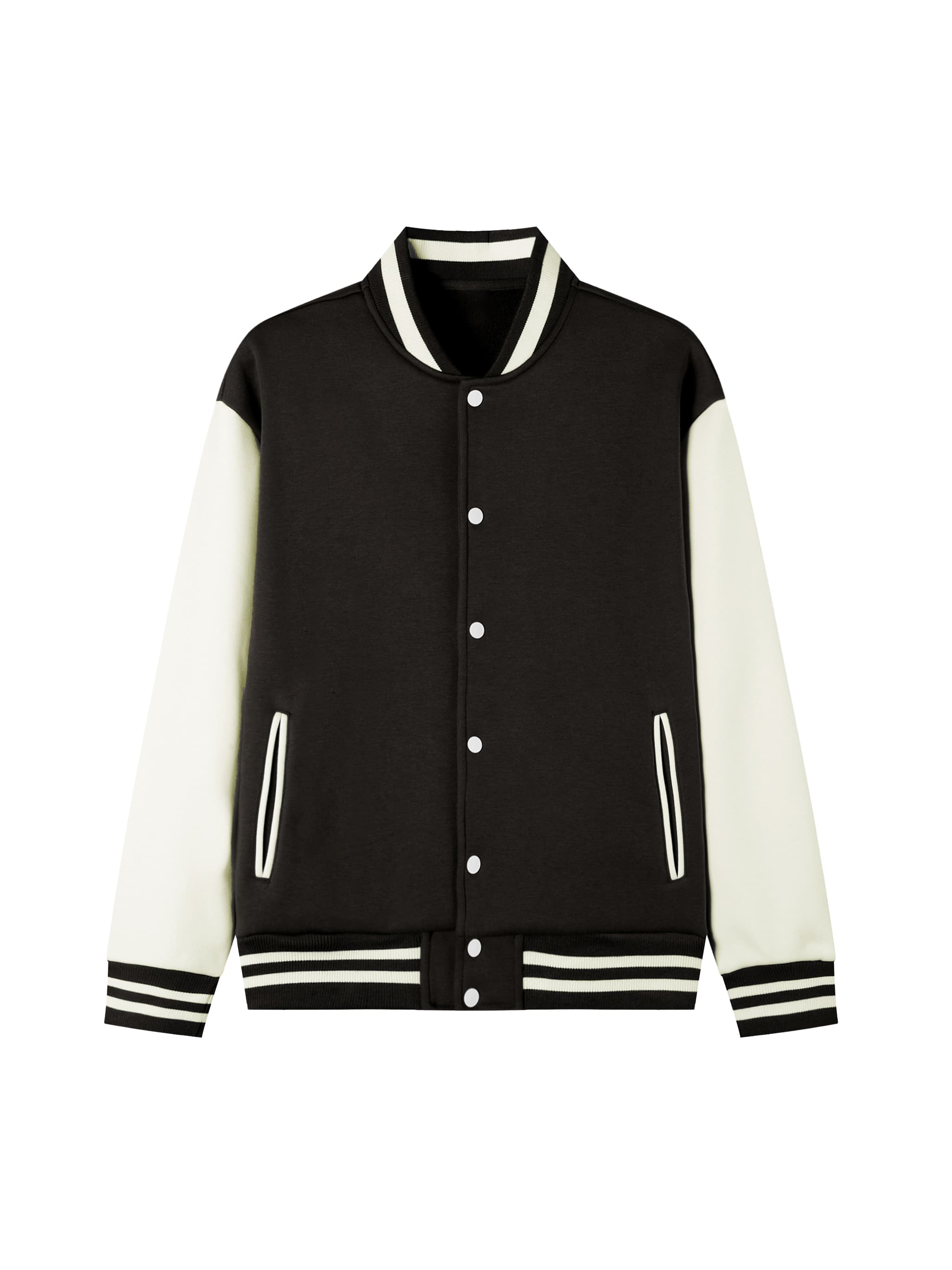 Custom Two-Tone Varsity Jacket — Outerwear