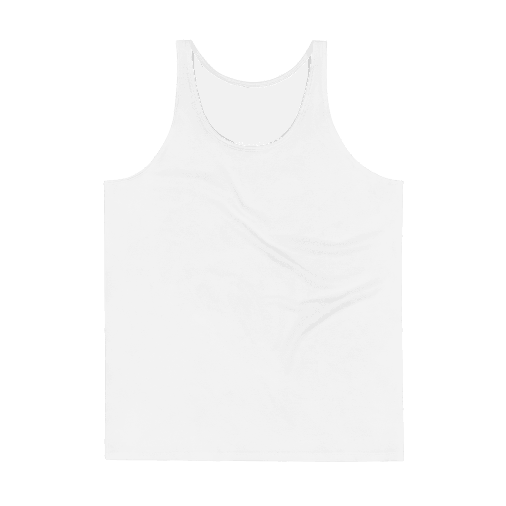 All-Over Print Men's Tank Top — Flat lay · front