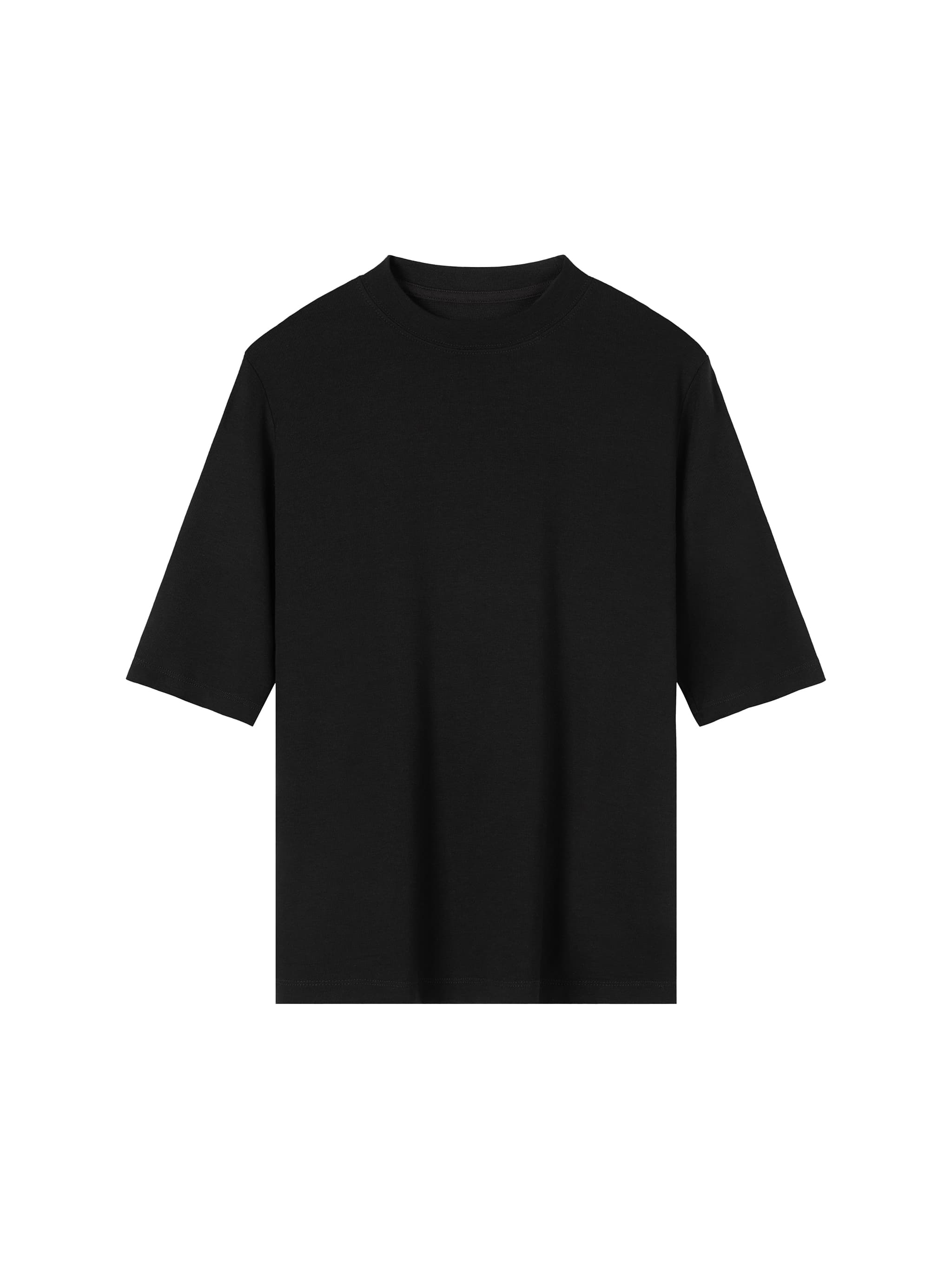 Custom Custom Mock Neck Short Sleeve T-Shirt — T-Shirts