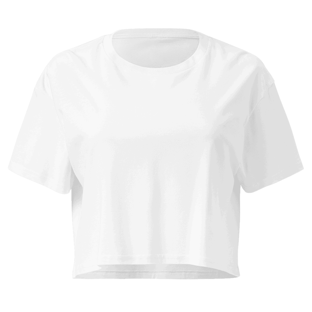 Women's Cropped T-Shirt — Bone