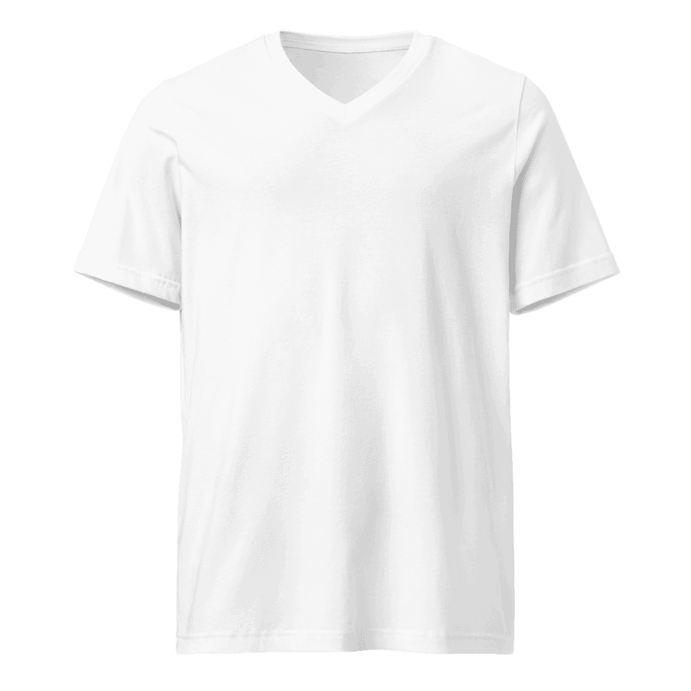 Unisex V-Neck Tee — Black