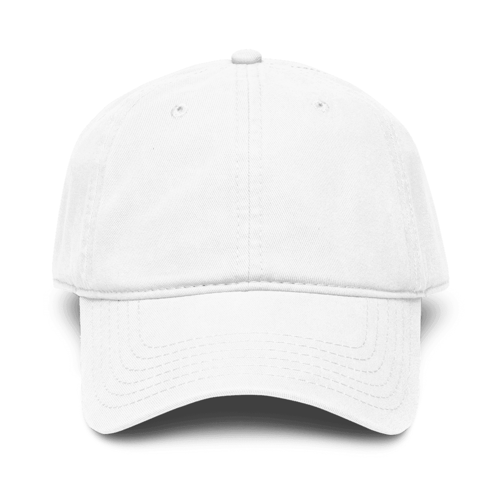 Garment-Washed Baseball Cap — front · Black