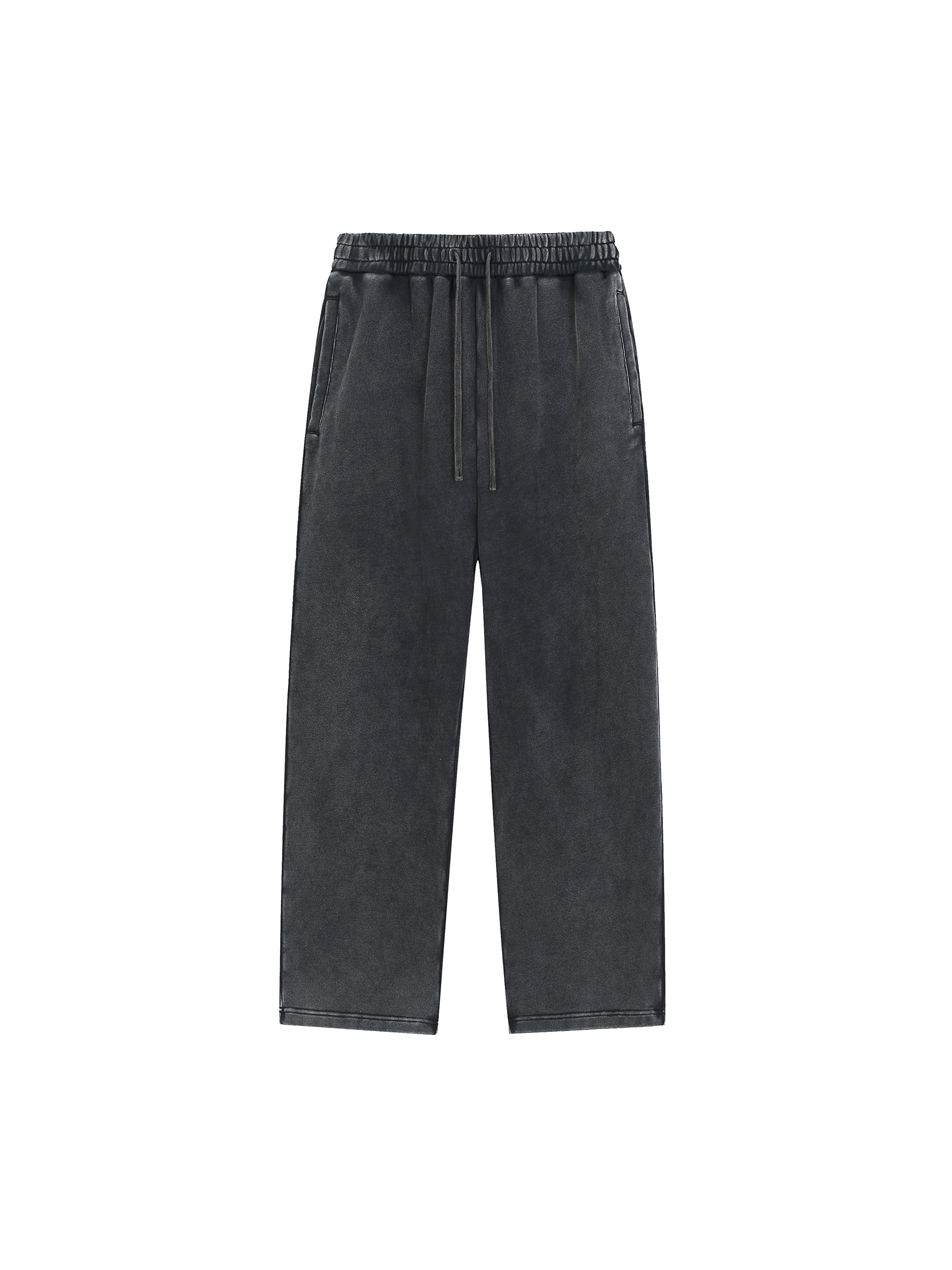 Snow Wash Heavyweight Sweatpants — Black