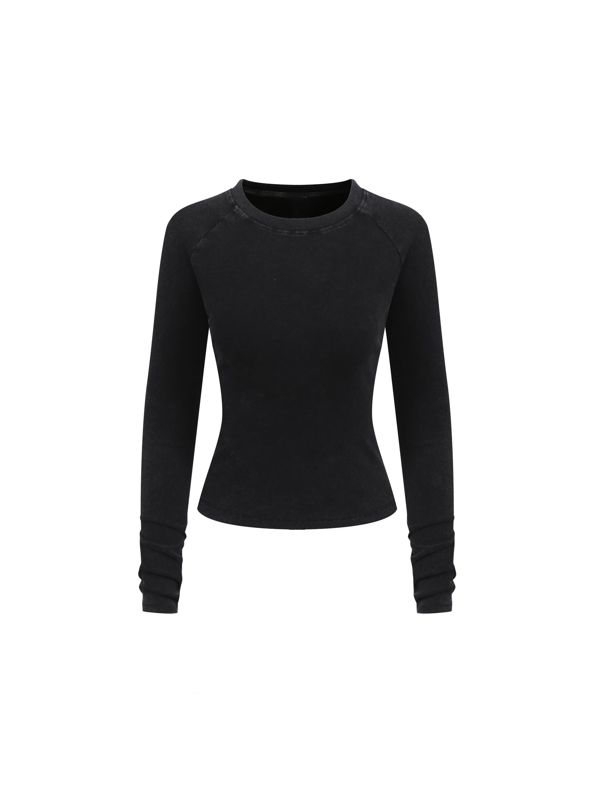 Custom Slim-Fit Raglan Long Sleeve Tee — T-Shirts