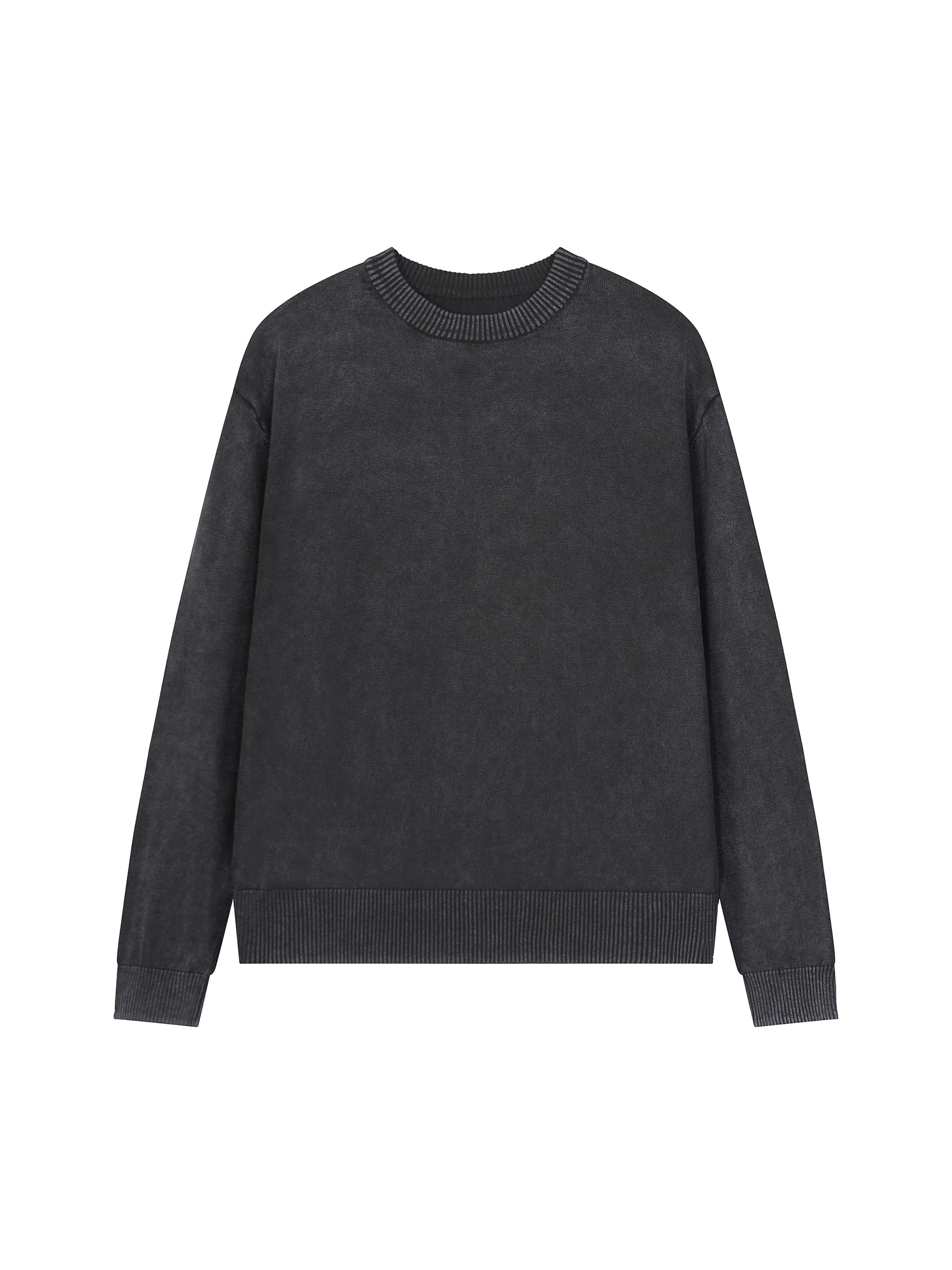 Custom Mineral Wash Oversized Crewneck — Sweatshirts