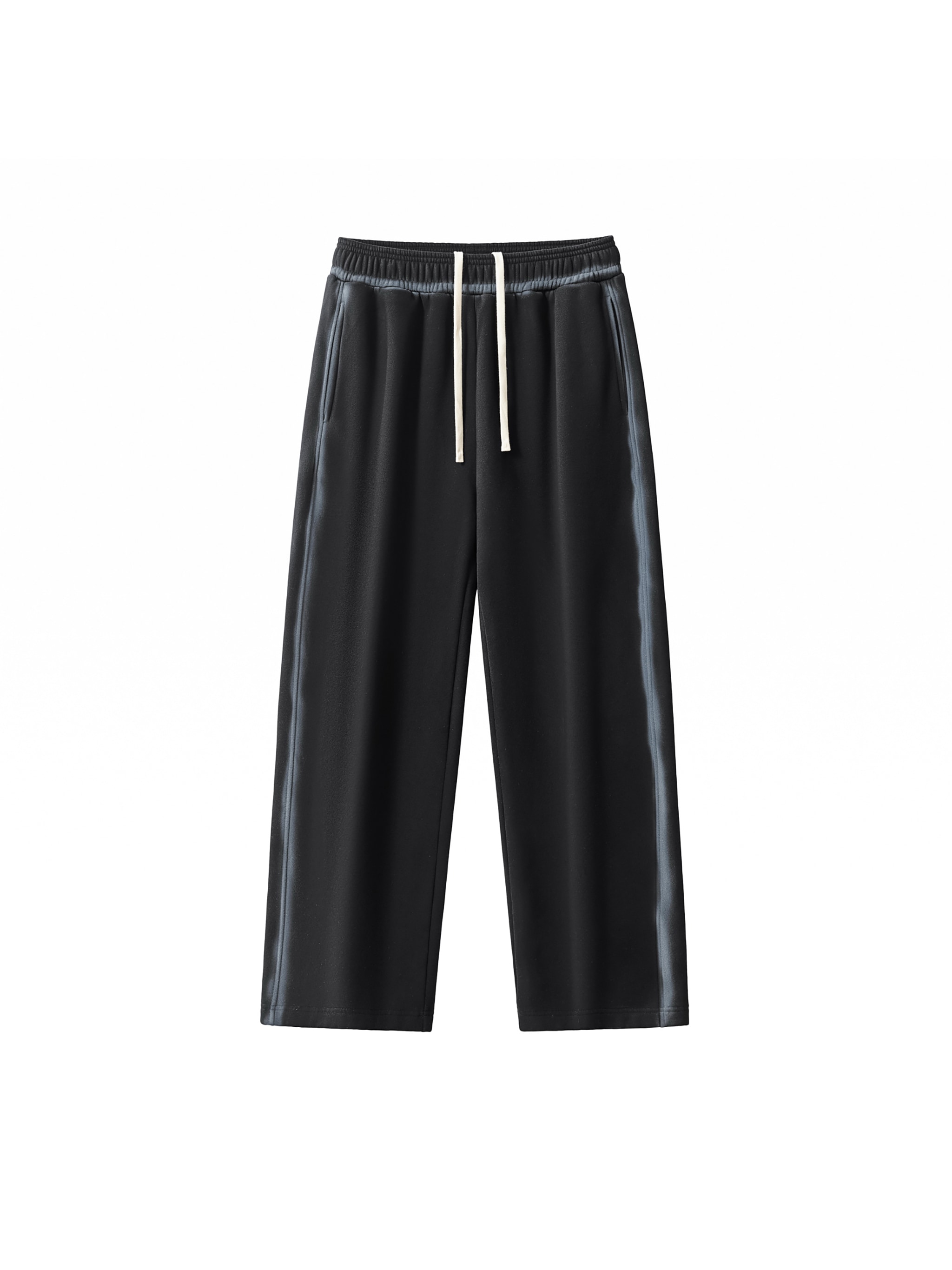 Sunfaded Fleece Sweatpants — Washed Black