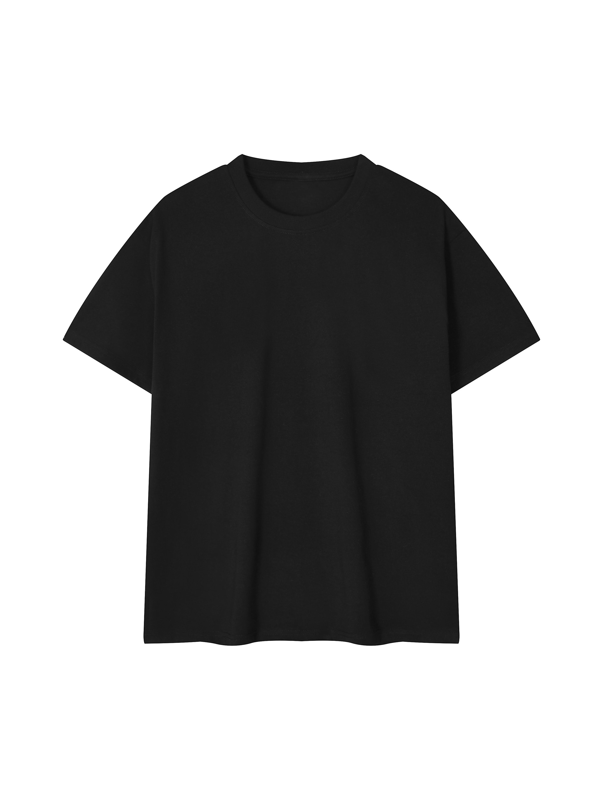 Custom Unisex Crewneck T-Shirt — Black