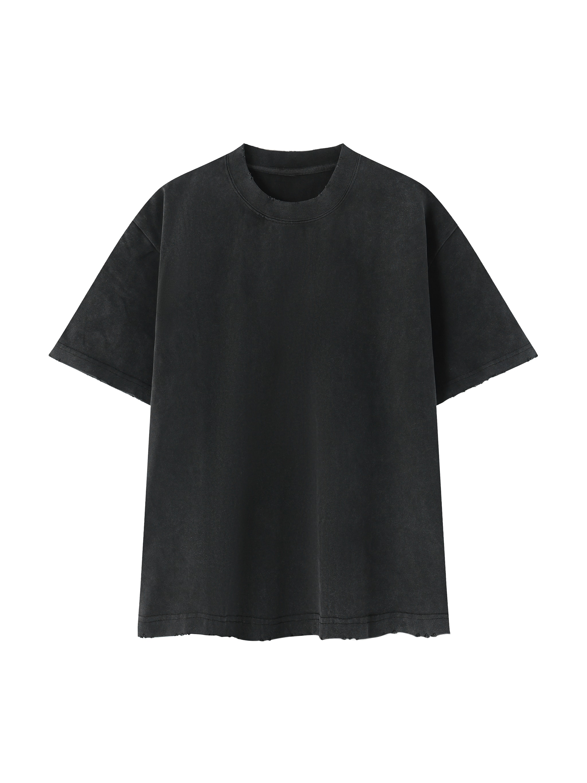 Heavyweight Vintage Washed T-Shirt — Black