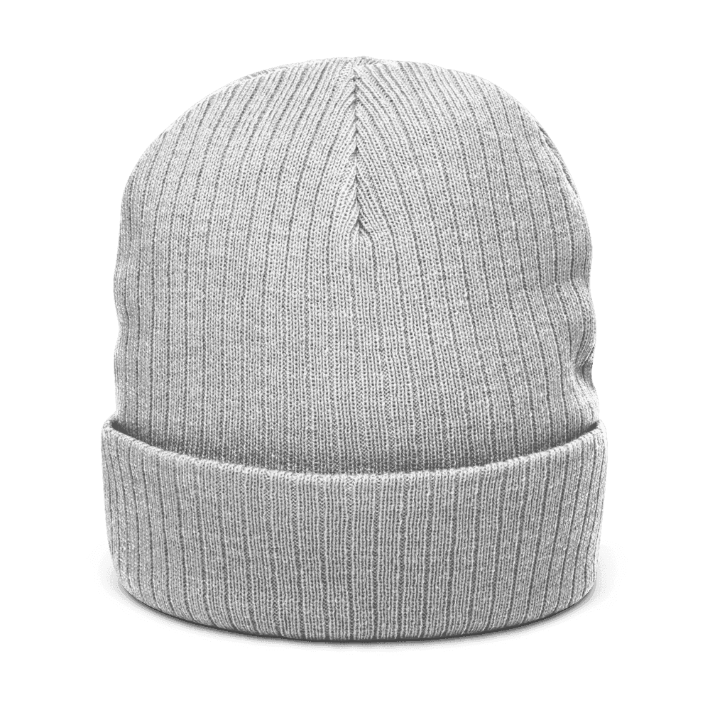 Custom Ribbed Knit Beanie — Hats