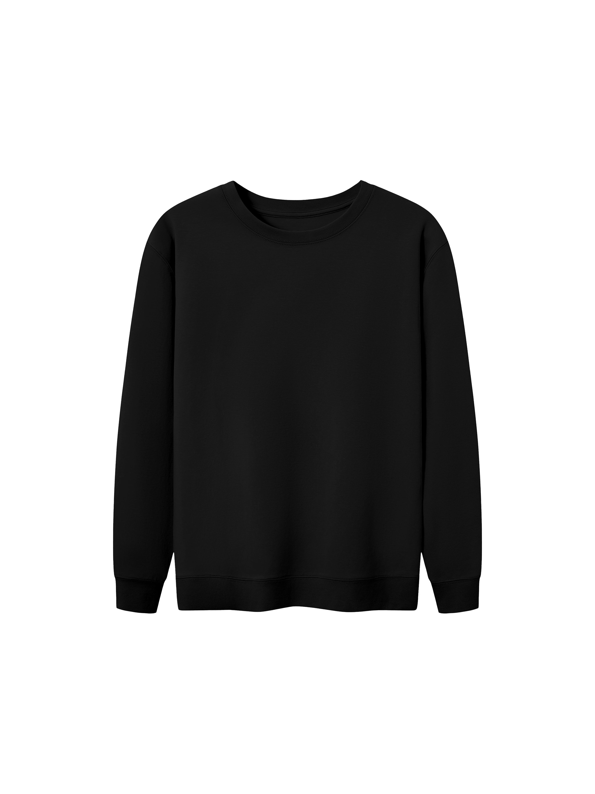 Unisex Oversized Crewneck Sweatshirt — Black