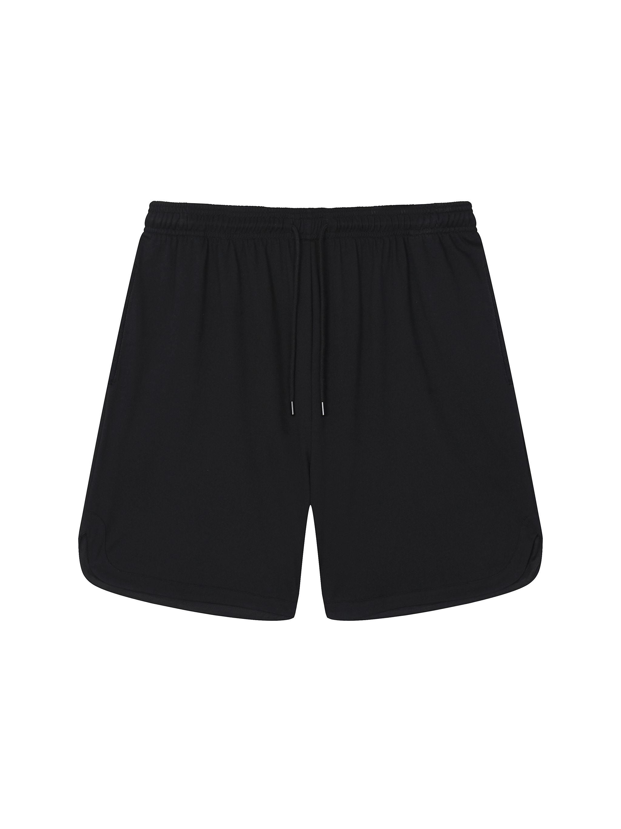 Mesh-Lined Performance Shorts — Black