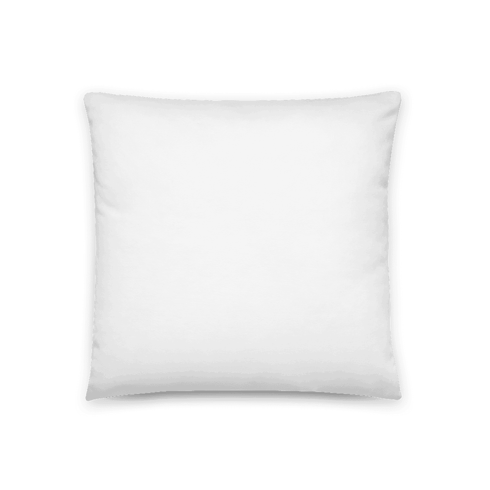 All-Over Print Accent Pillow — Flat lay · front