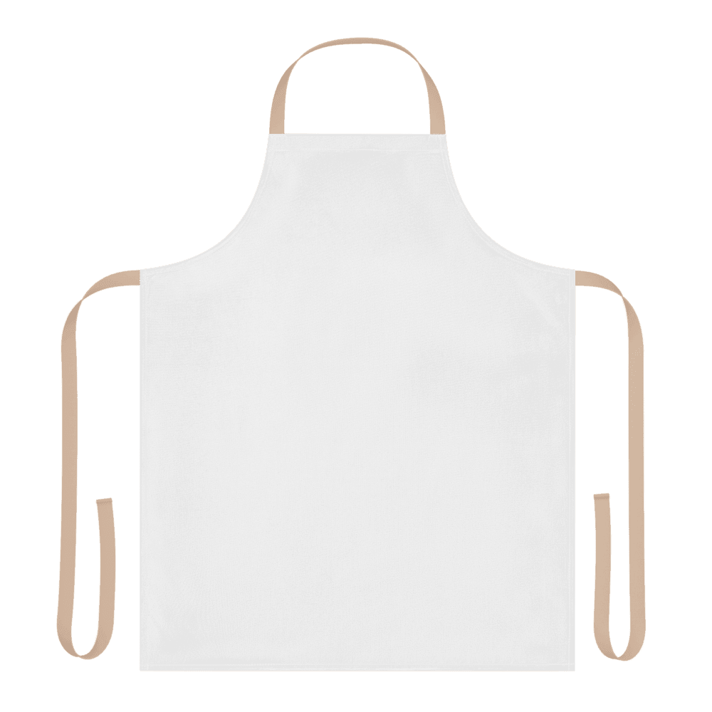 All-Over Print Strap Apron — Flat lay · front