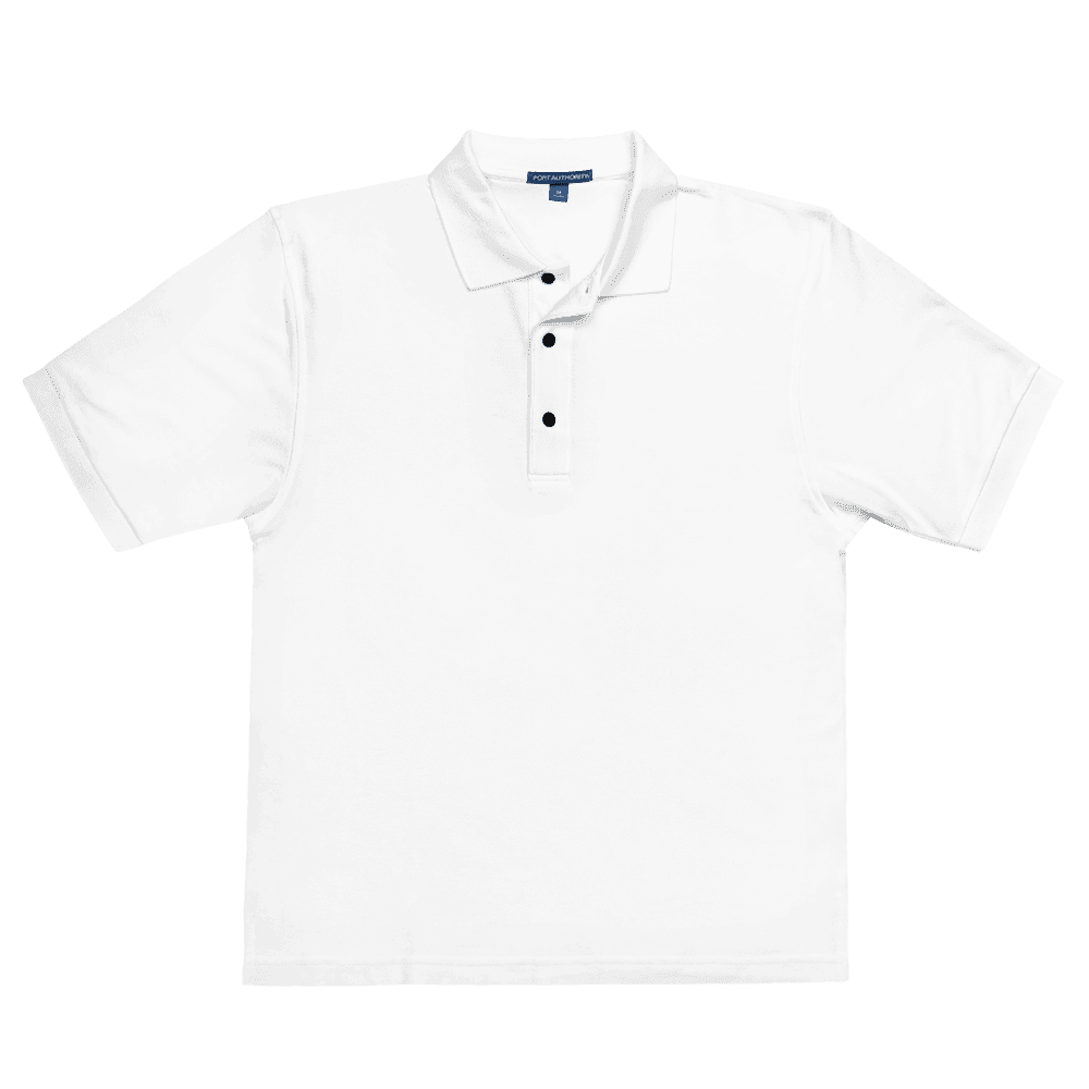 Custom Unisex Pique Polo Shirt — Black