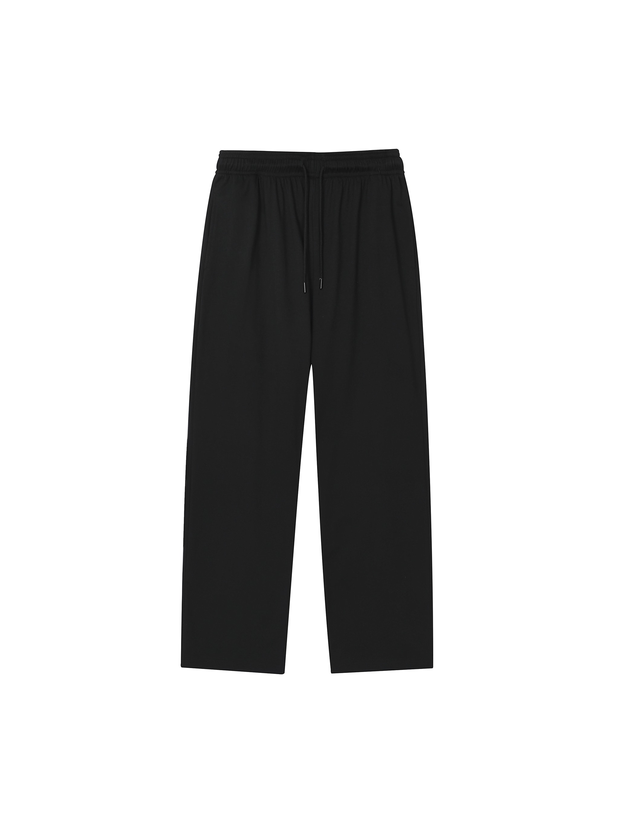 Mesh-Lined Athletic Pants — Black