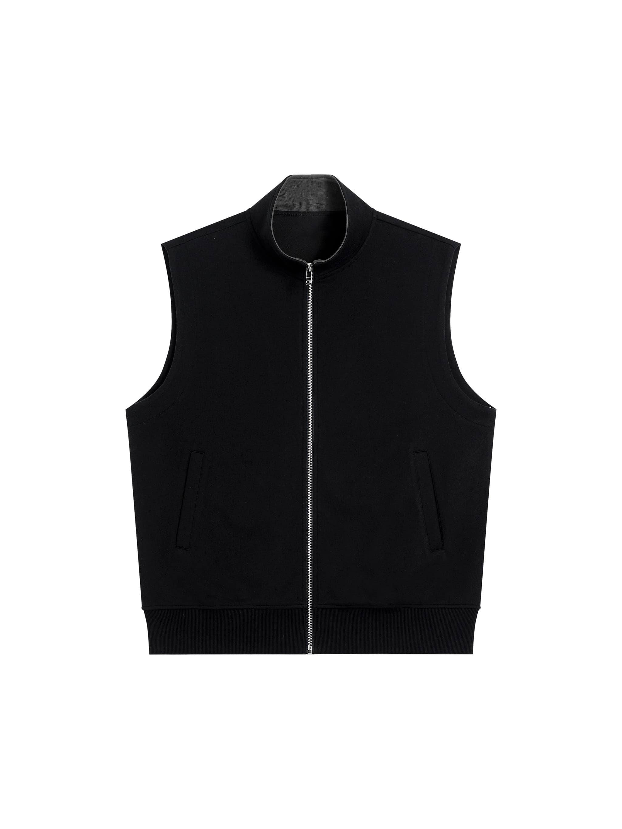 Custom Heavyweight Full-Zip Vest — Outerwear