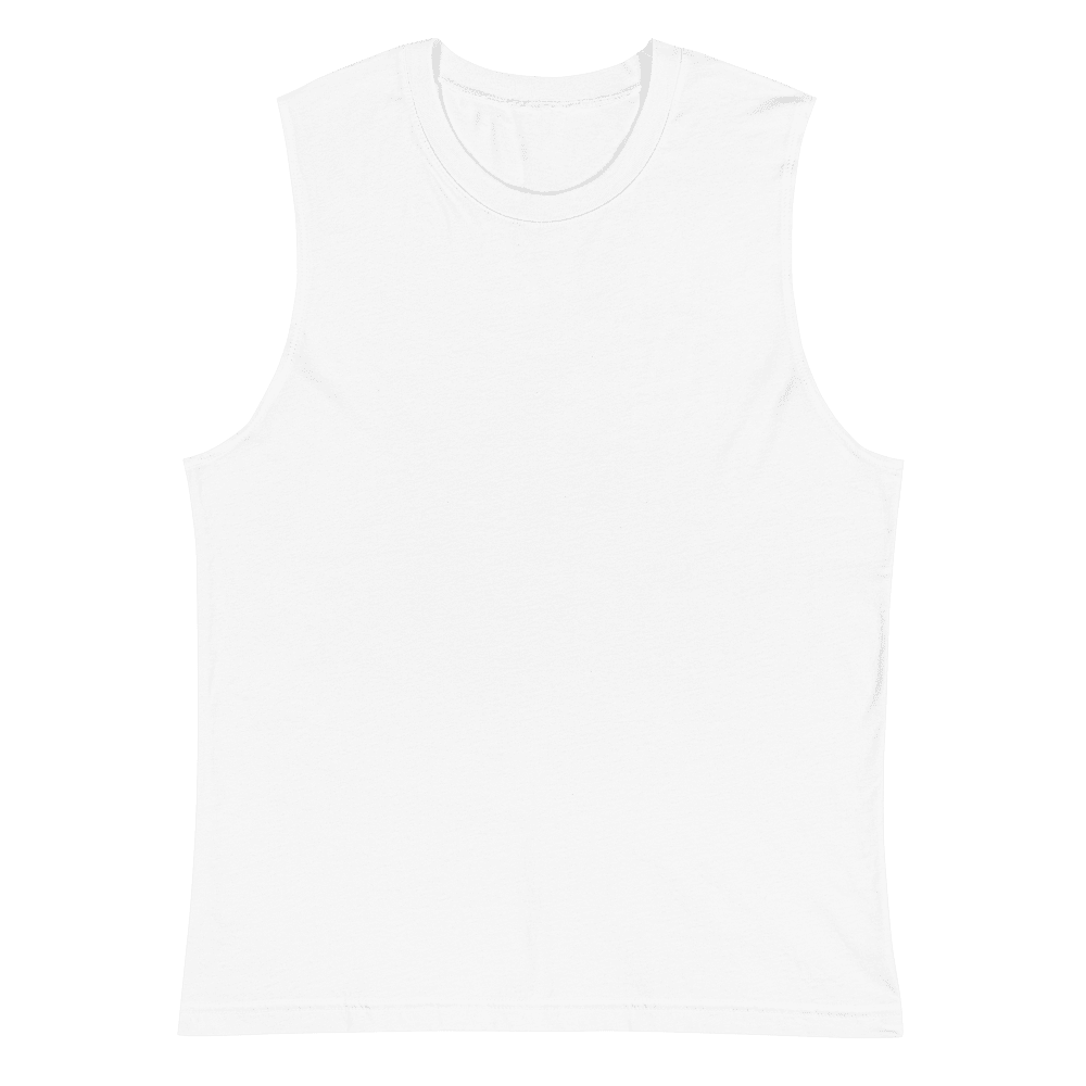 Unisex Muscle Tank Top — White