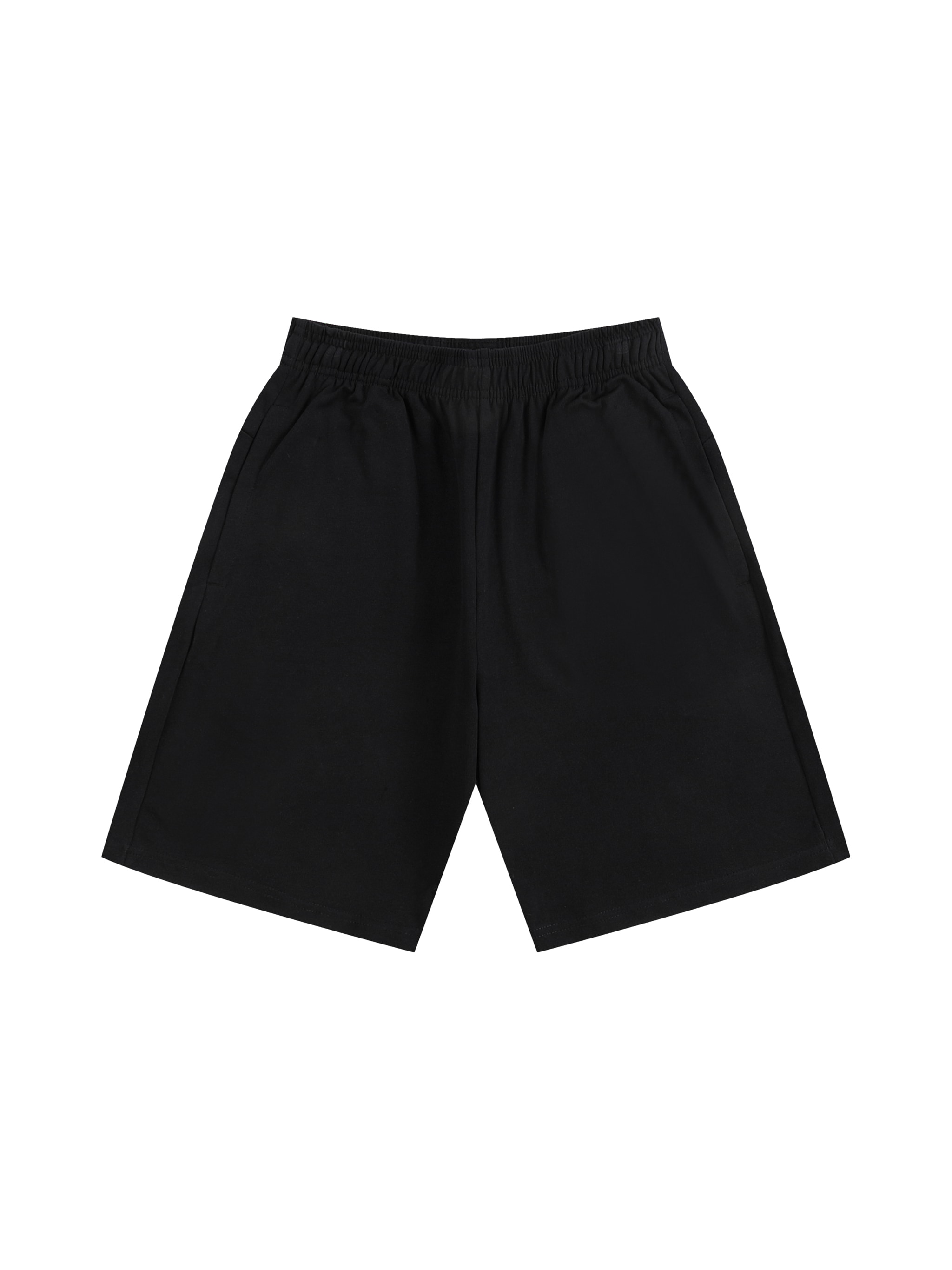 Heavyweight Cotton Shorts — Black