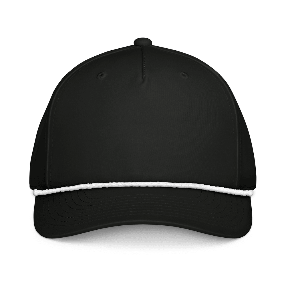 Classic Rope Cap — front · Black/White
