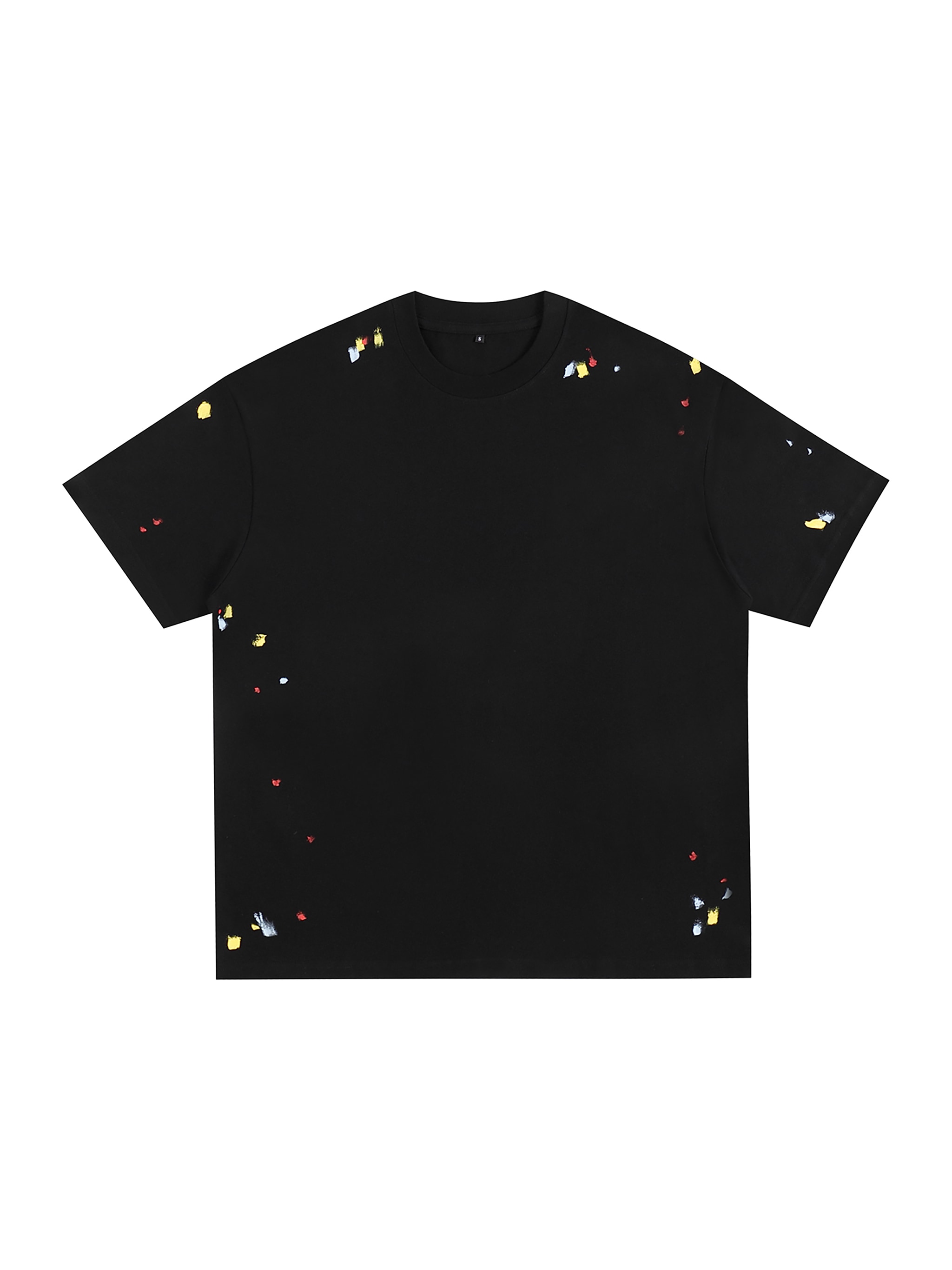 Custom Splatter T-Shirt — Black