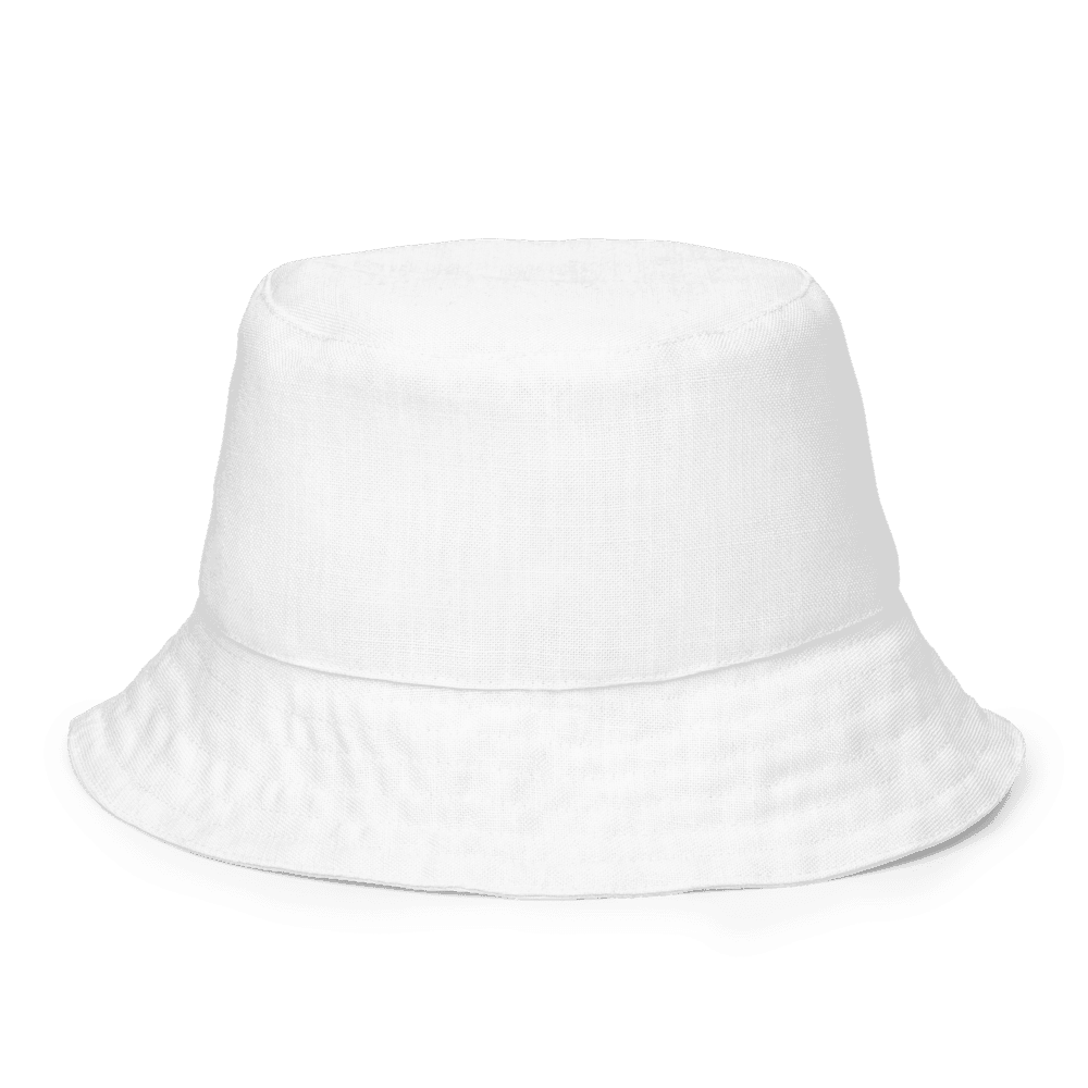 All-Over Print Reversible Bucket Hat — Flat lay · outside_front