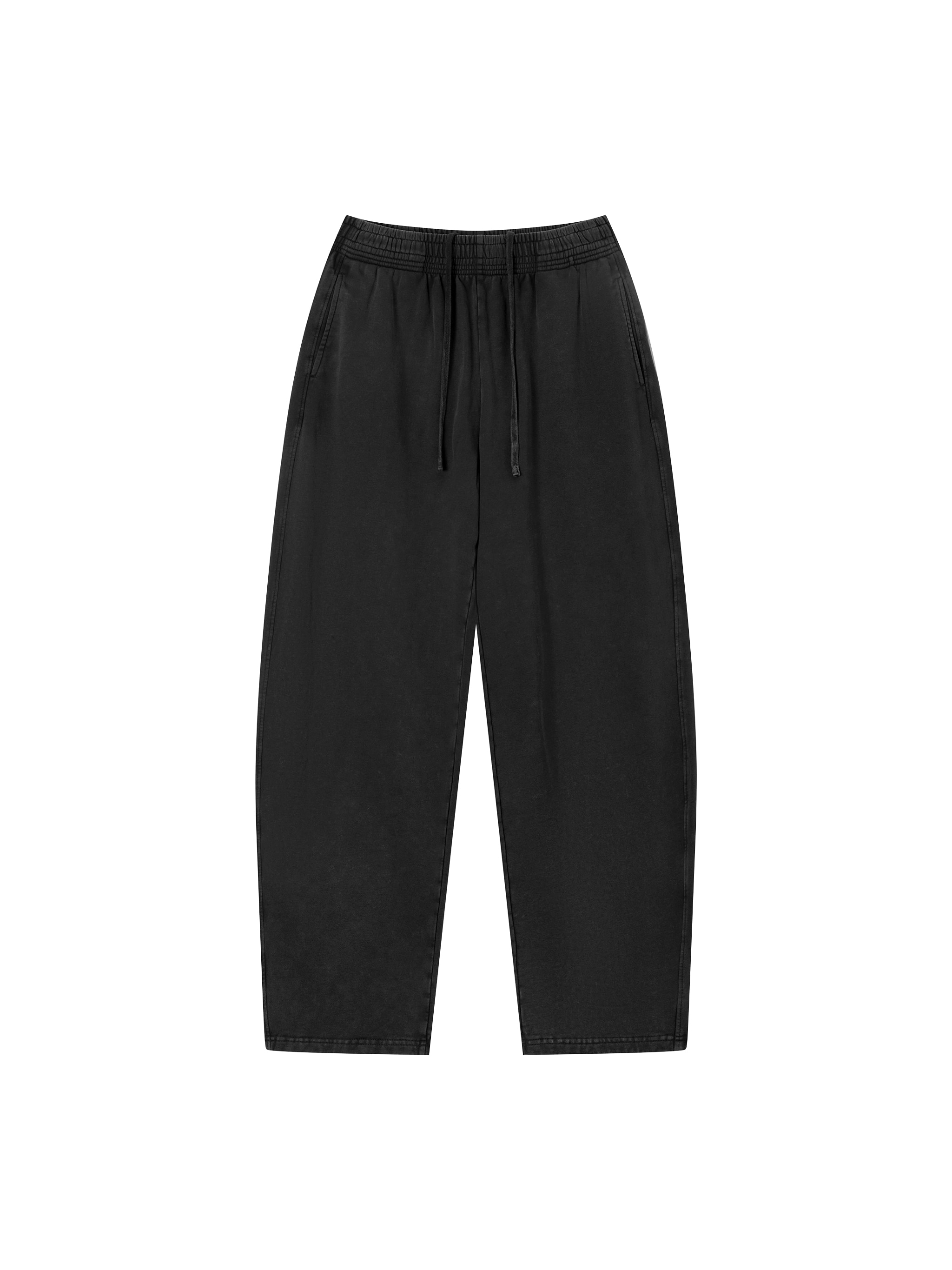 Unisex Vintage Wash Sweatpants — Black
