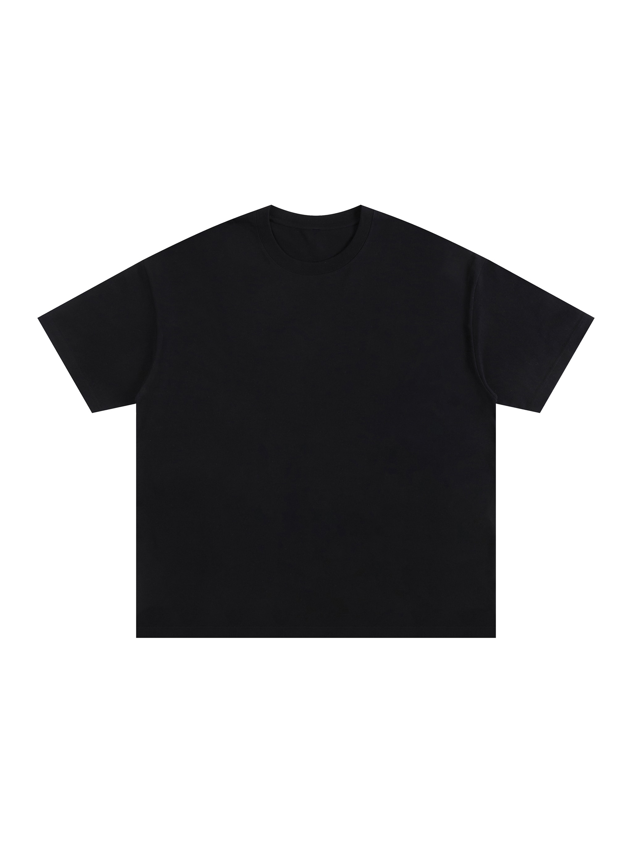 Unisex Oversized Cotton T-Shirt — Black