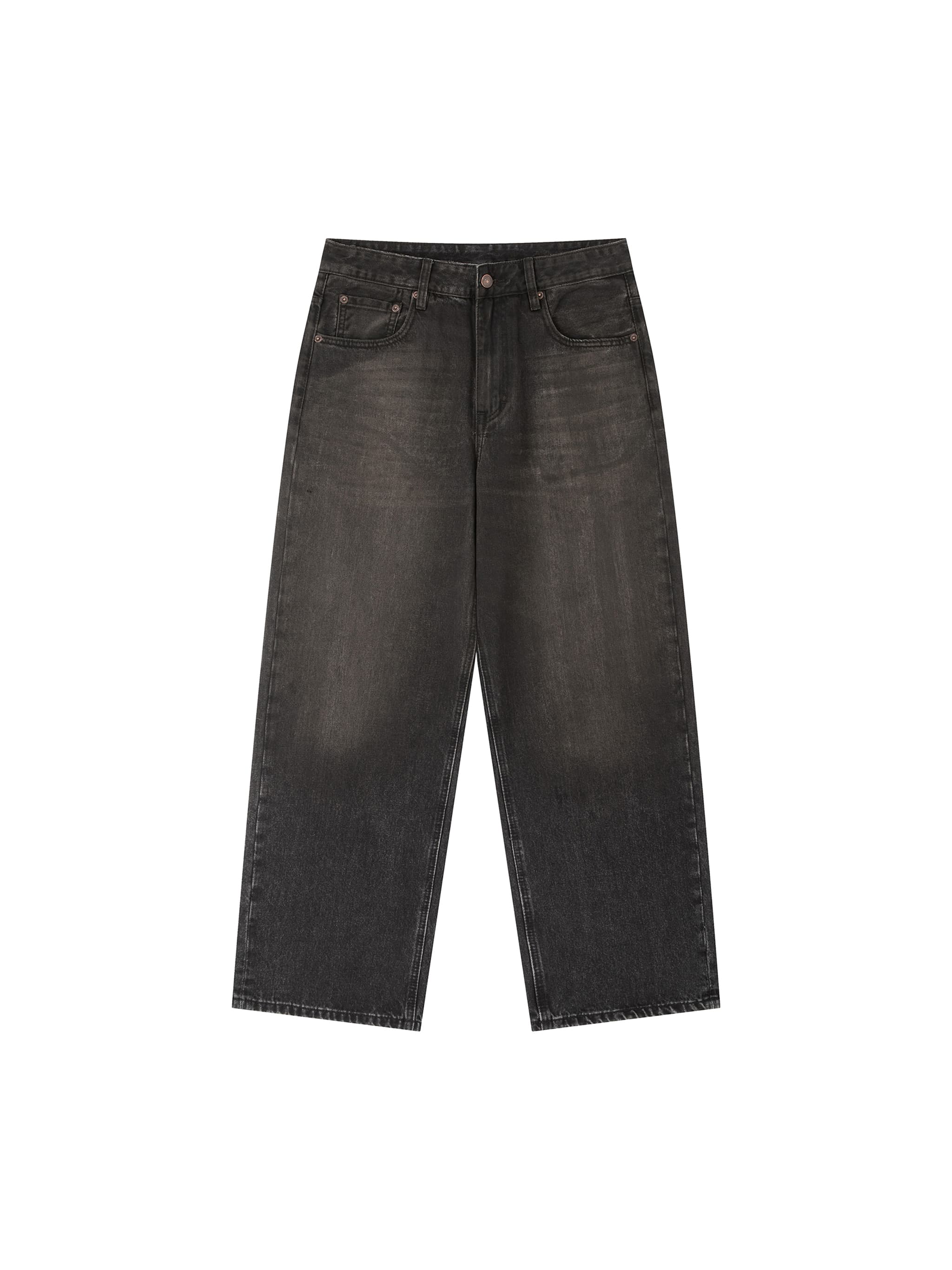 Custom Vintage Wash Heavyweight Denim Jeans — Bottoms
