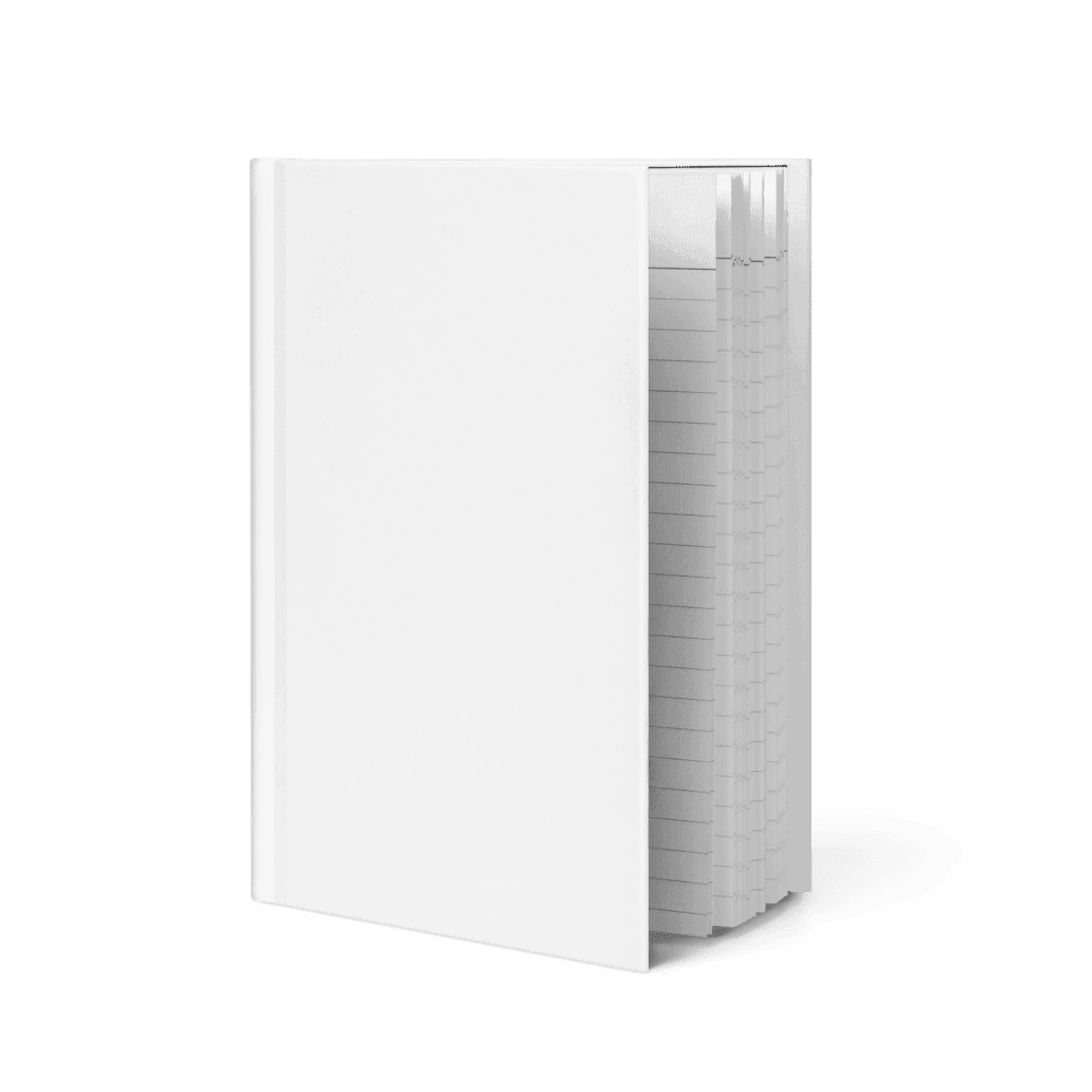 Matte Hardcover Journal — White