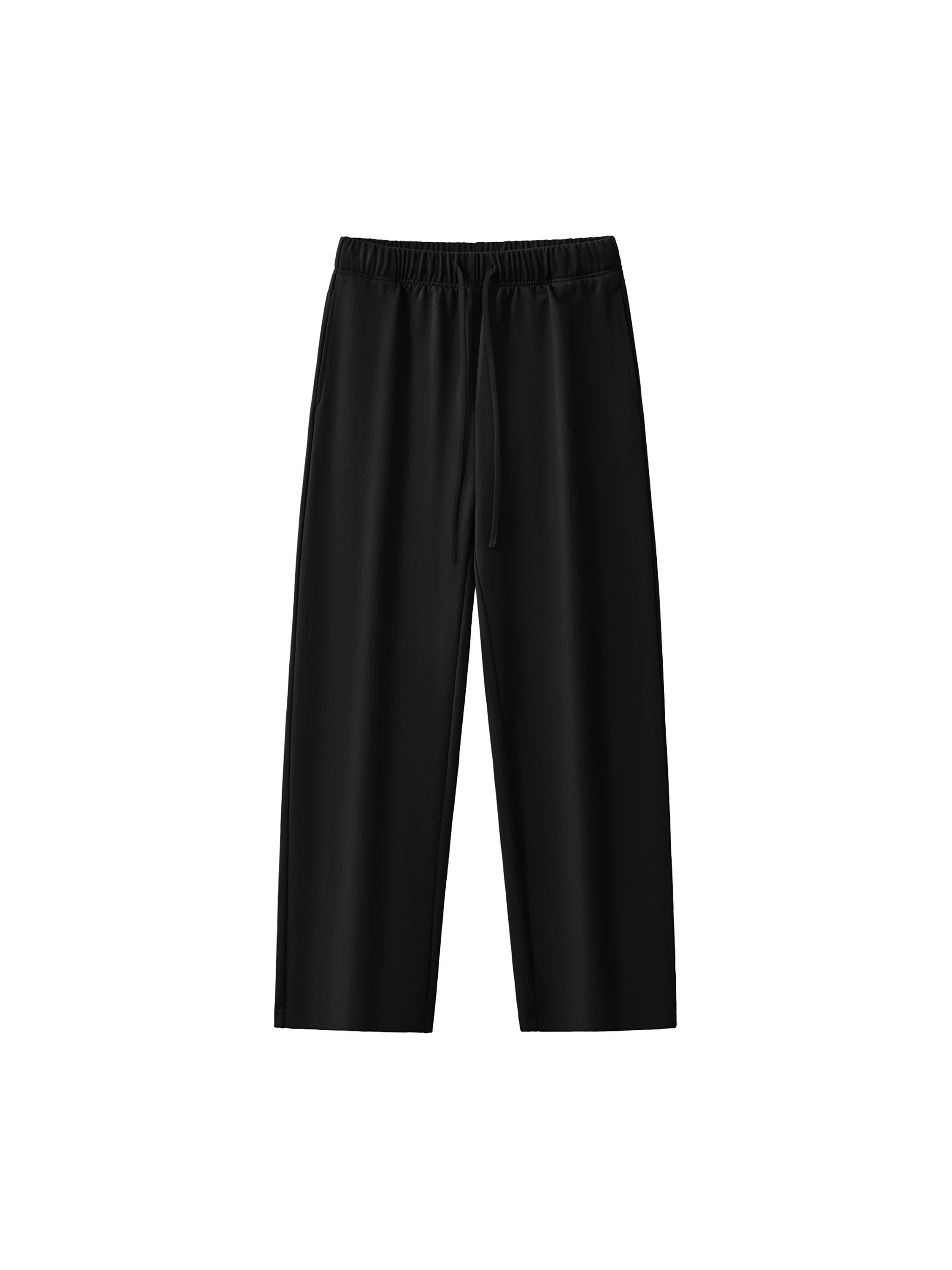 Heavyweight Straight-Leg Sweatpants — Black