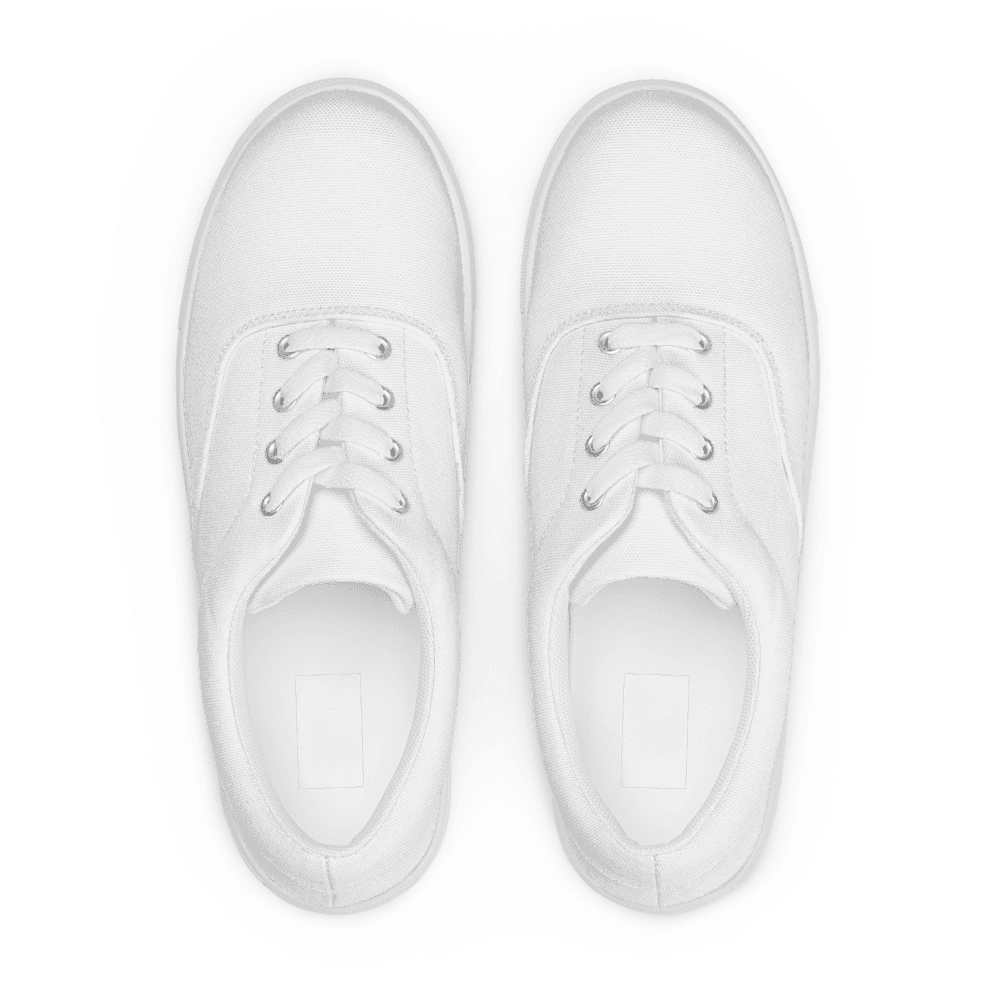 Custom Women's Canvas Lace-Up Shoes — Accessories