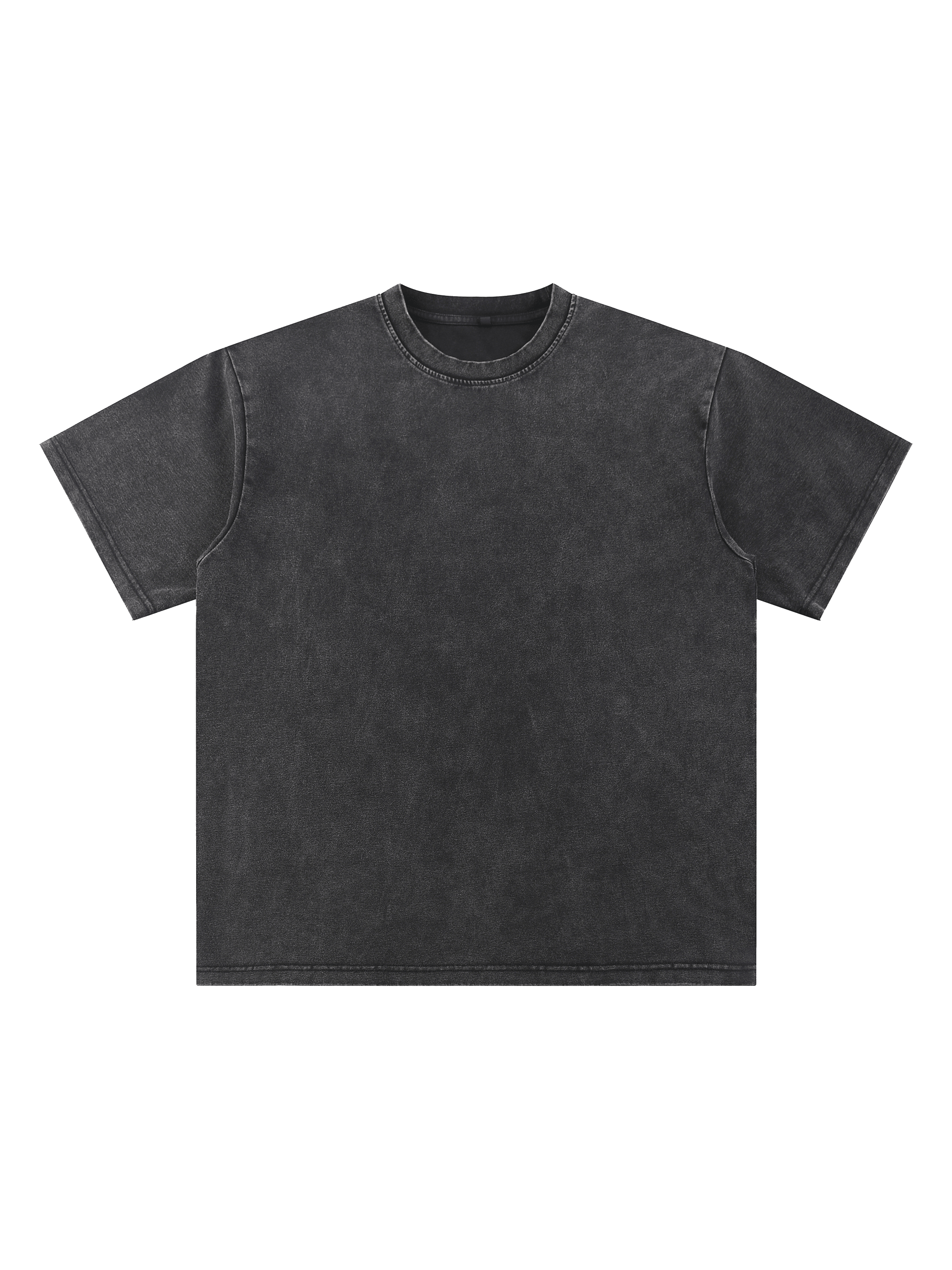 Bamboo Slub Snow Washed T-Shirt — Black