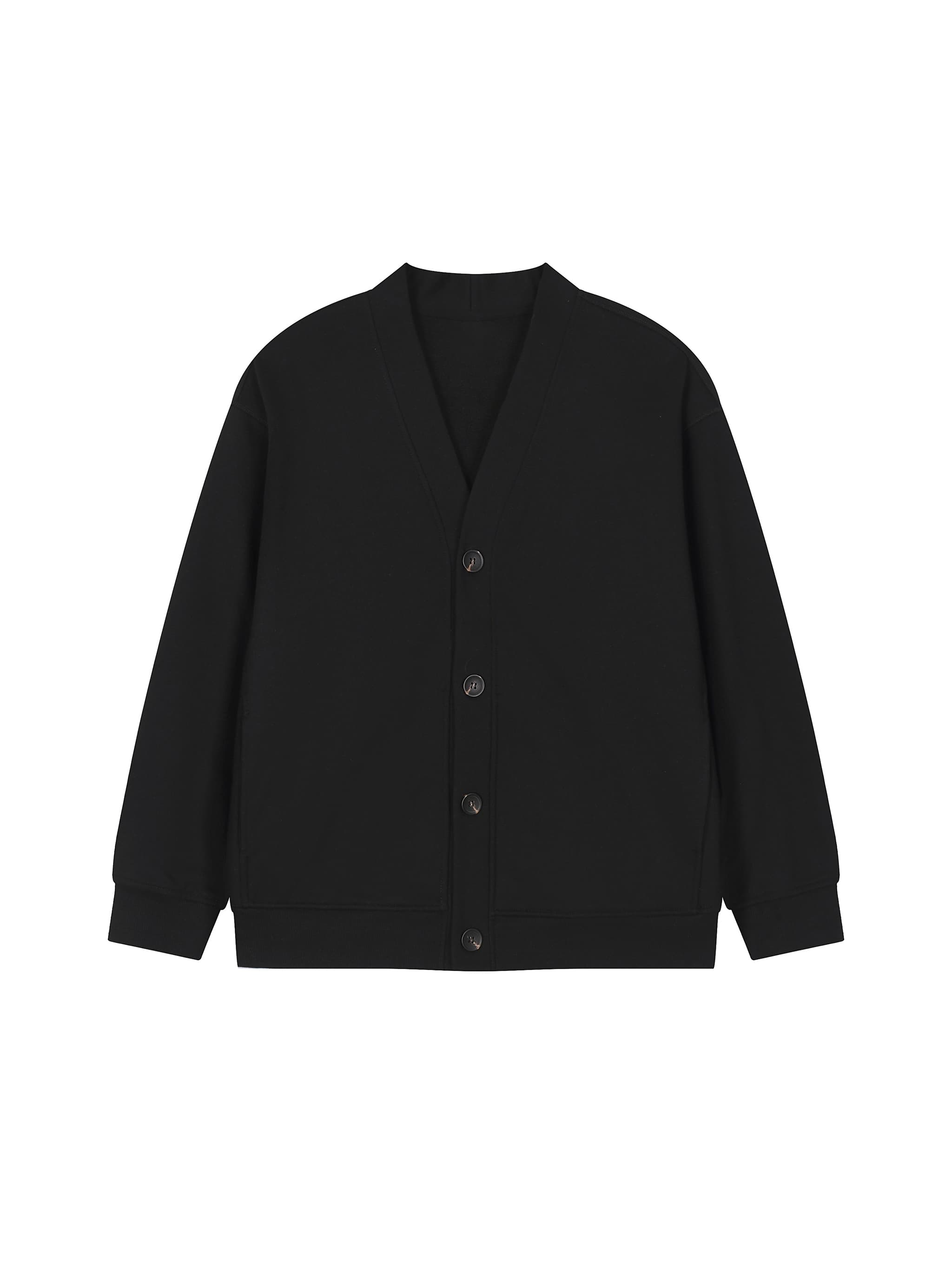 Custom Heavyweight Sweat Cardigan — Outerwear