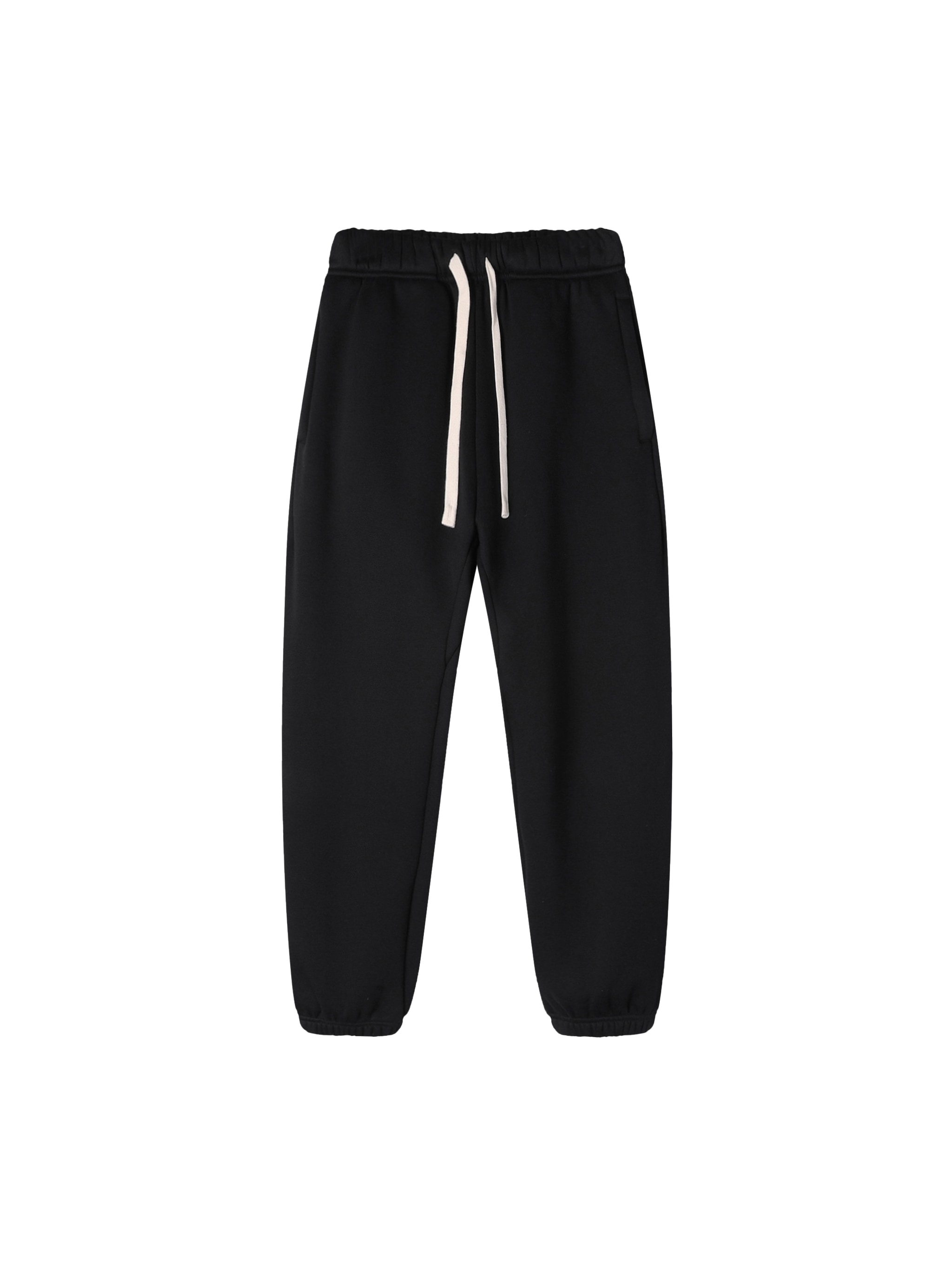 Essential Fleece Sweatpants — Black